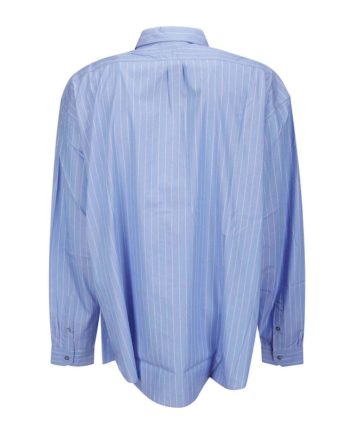 Y/Project Striped Buttoned Shirt - BLUE シャツ