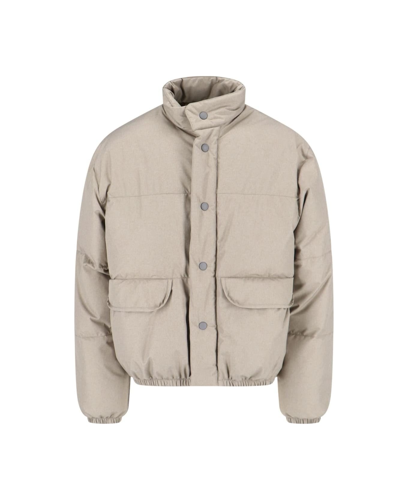 Our Legacy 'inhale Puffa' Down Jacket - BEIGE