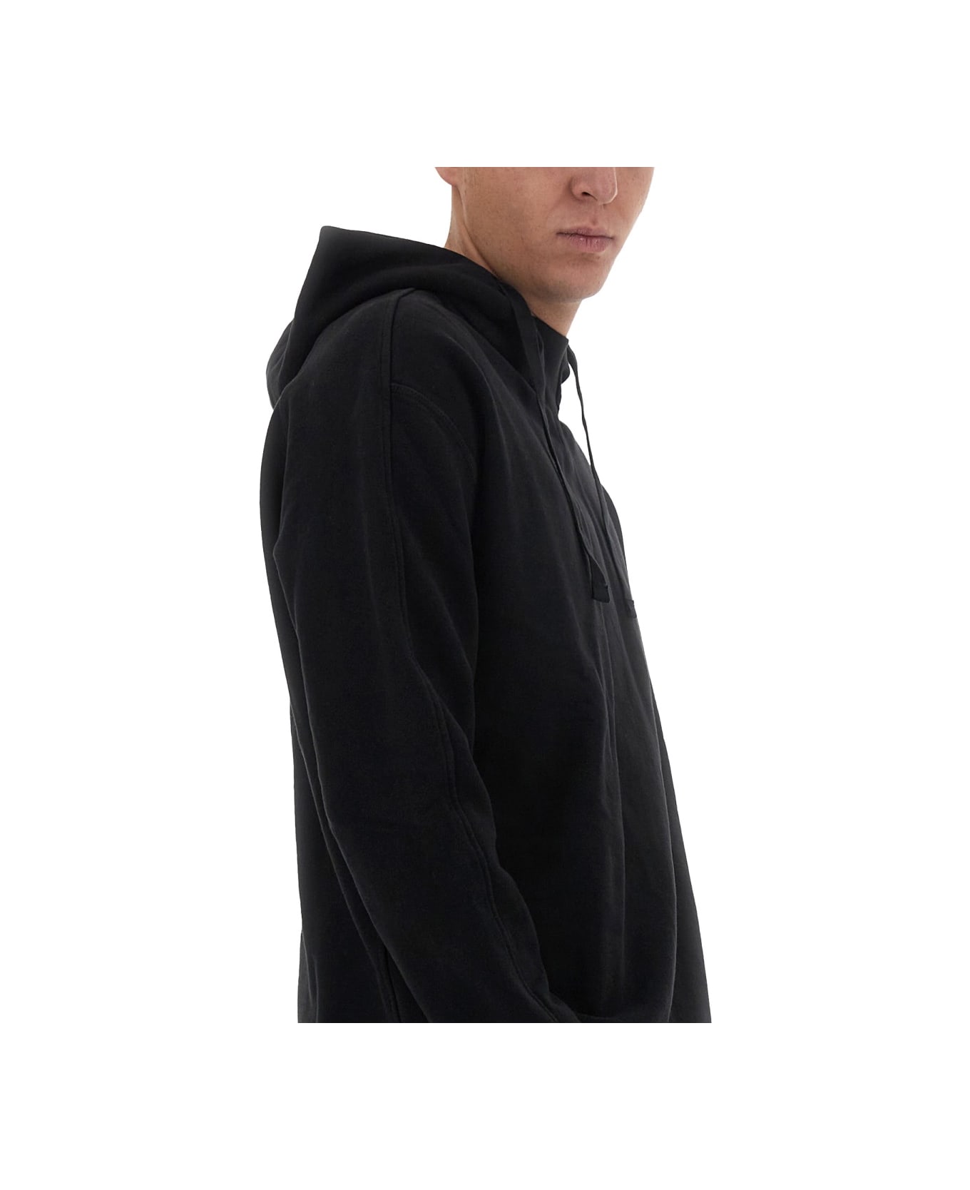 Ten C Sweatshirt With Logo - BLACK フリース