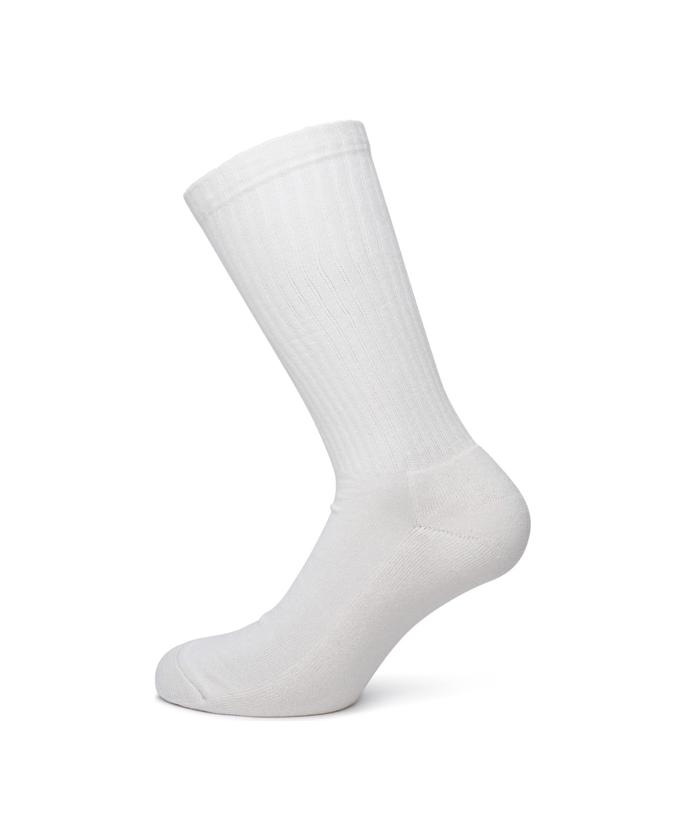 Barrow Ivory Cotton Blend Socks - Turtledove 靴下