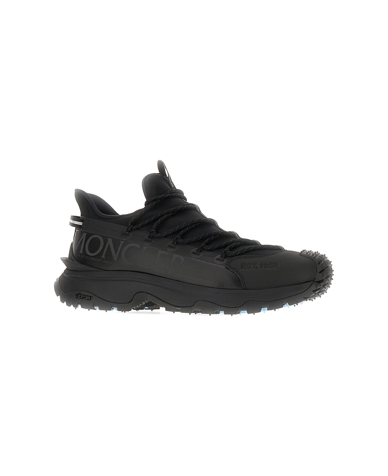 Moncler Black Nylon Trailgrip Lite 2 Sneakers - Nero