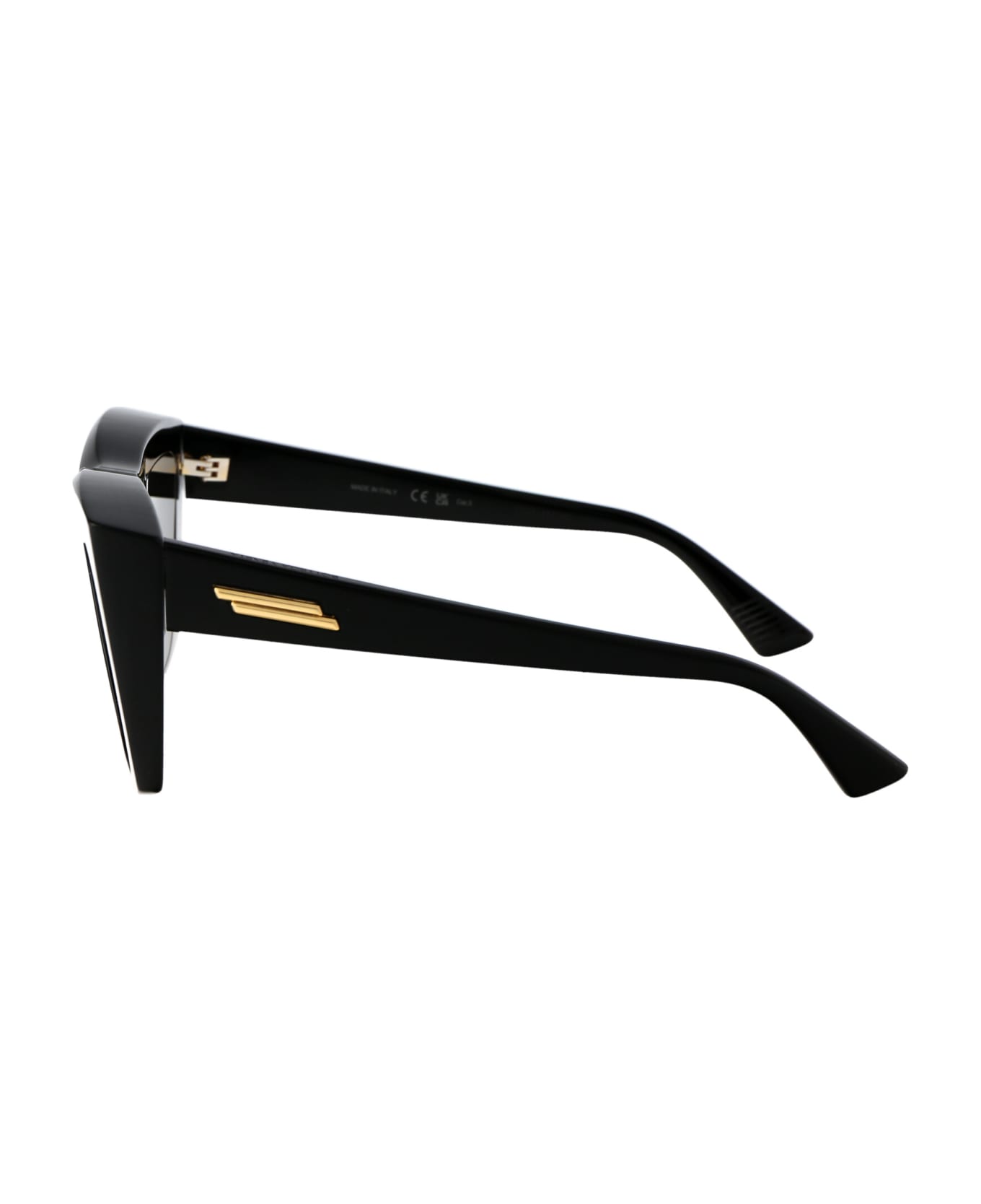 Bottega Veneta Eyewear Bv1270s Sunglasses - 001 BLACK BLACK GREY サングラス
