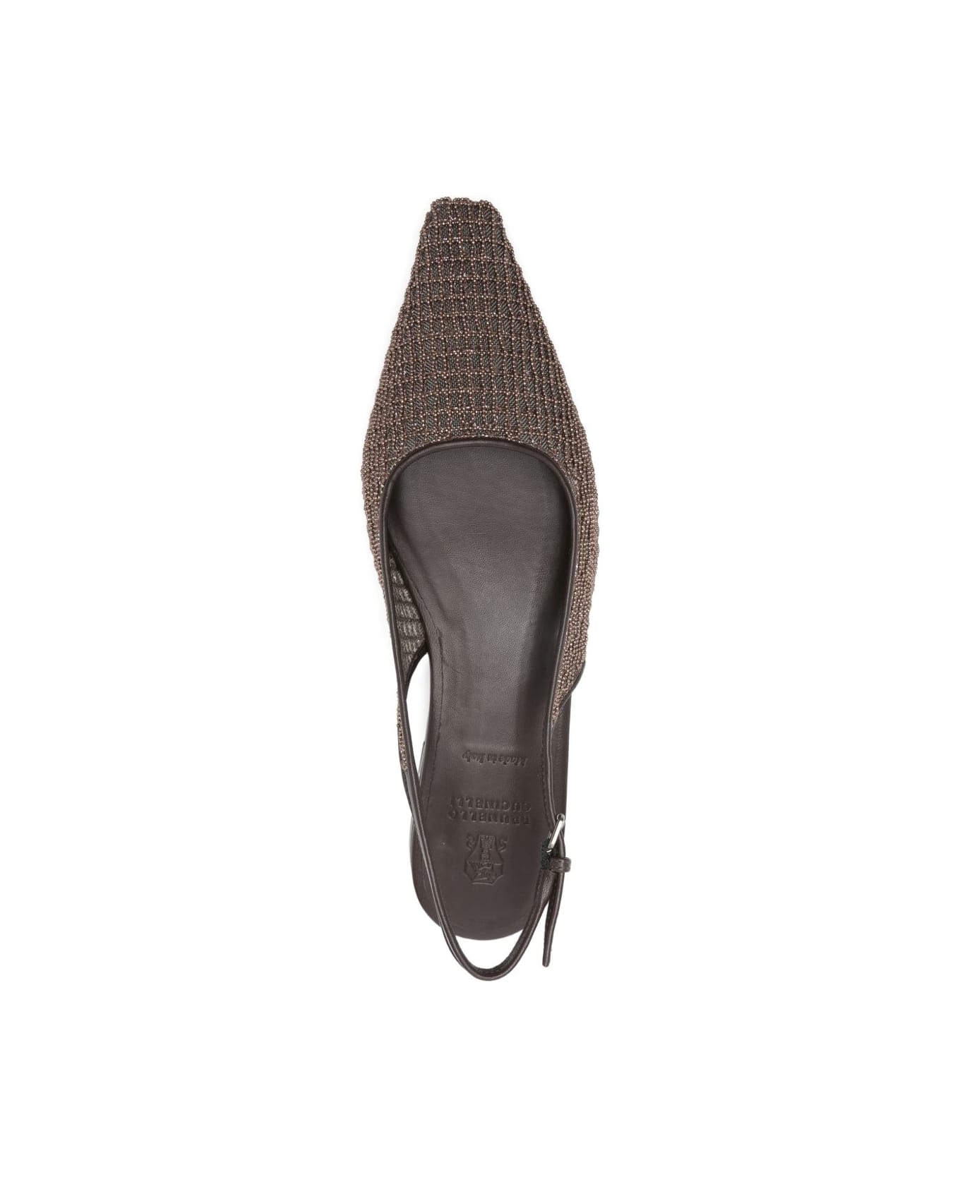 Brunello Cucinelli Leather Ballets - Brown