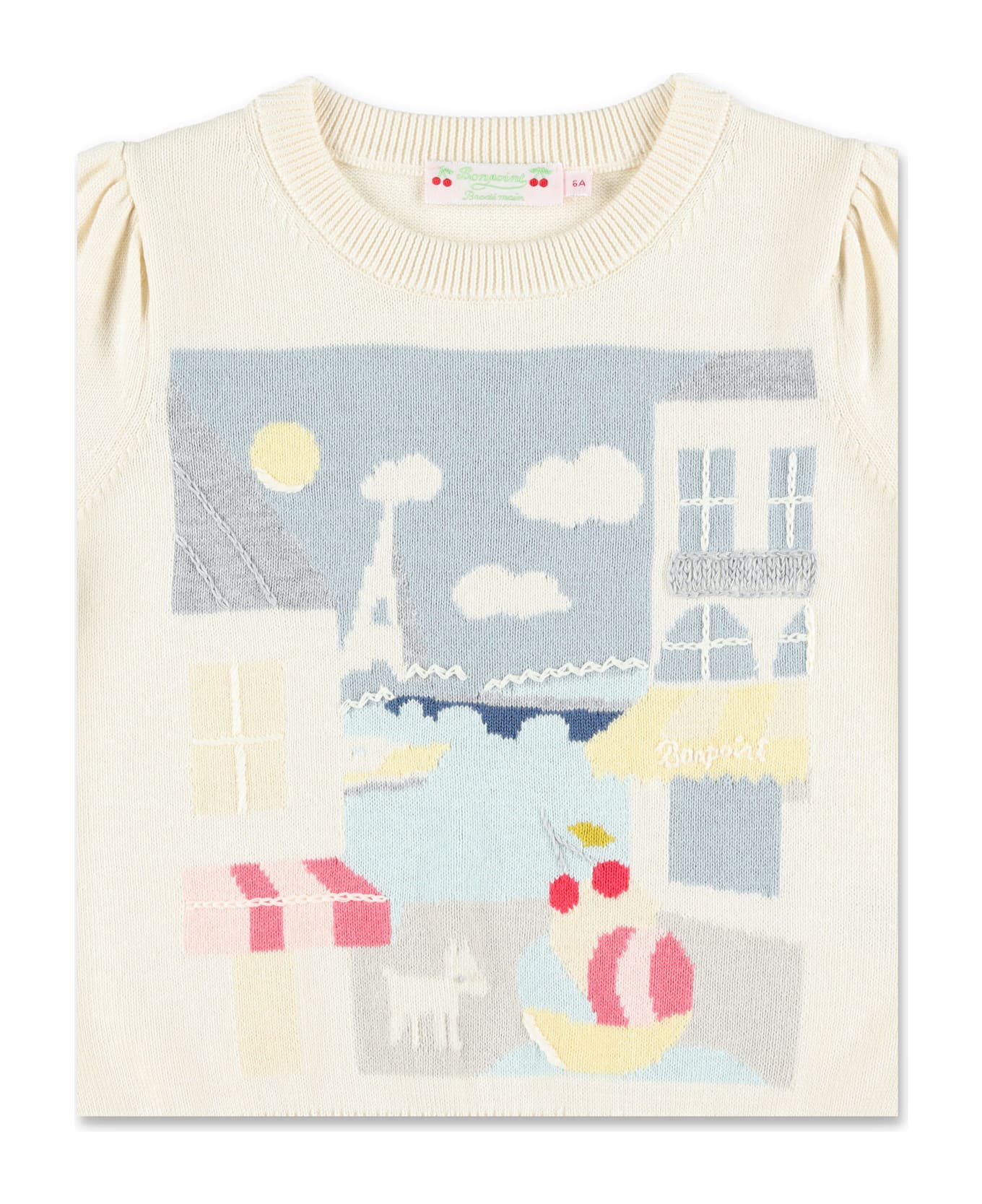 Bonpoint Kid - Elvira Pull - NATURAL WHITE