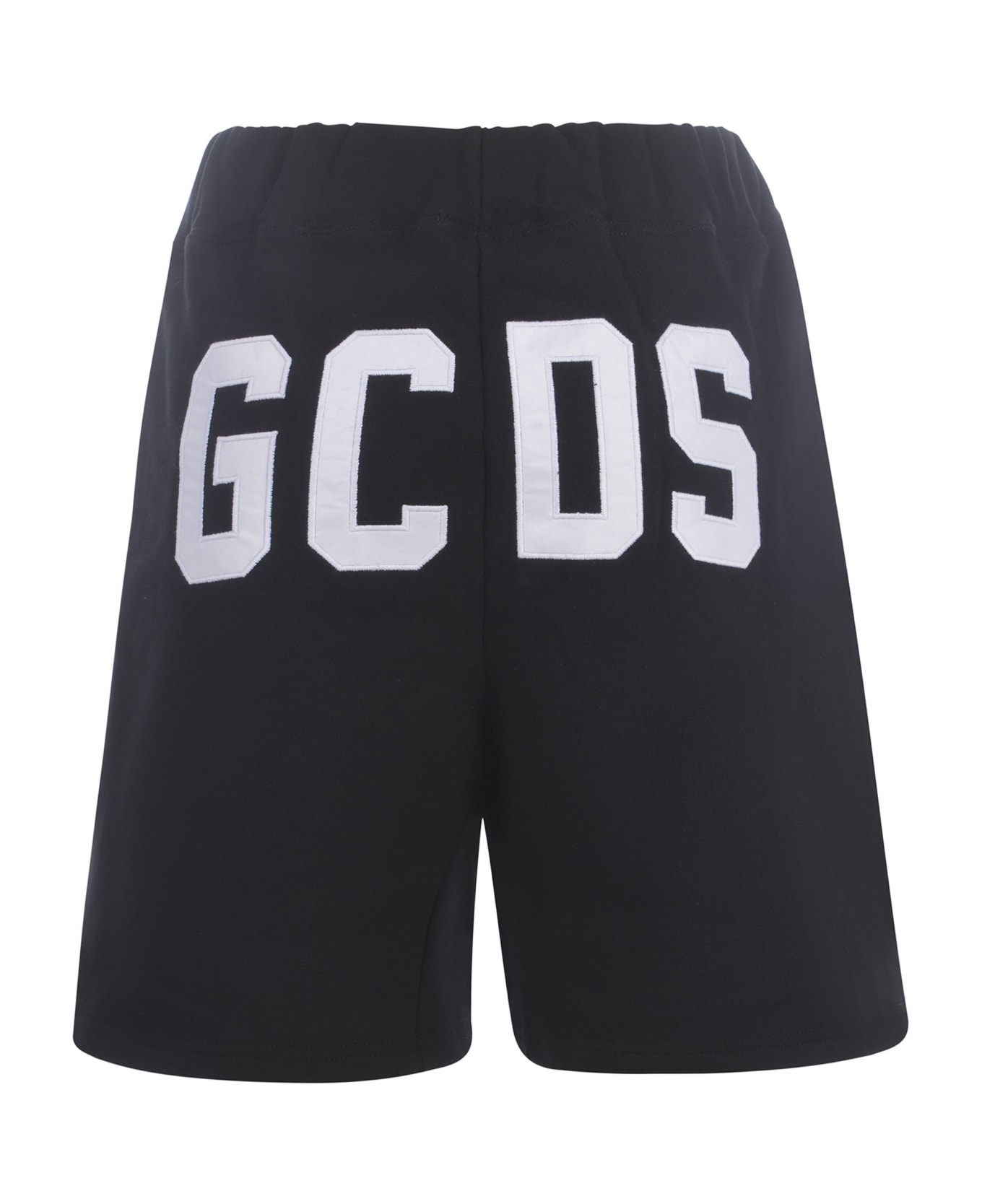 GCDS Shorts Gcds "logo" In Cotone - Nero