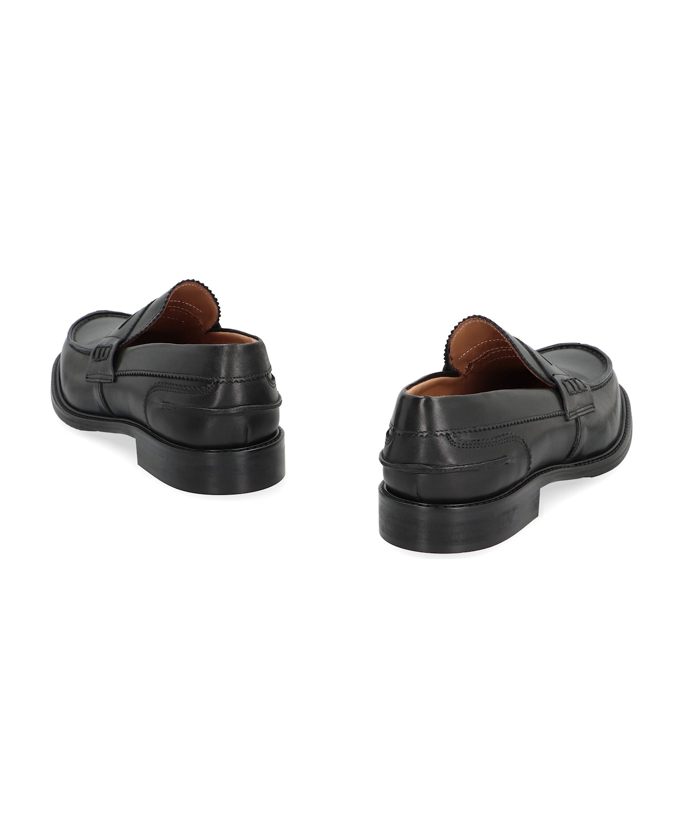 Bruno Magli Calfskin Loafers - black