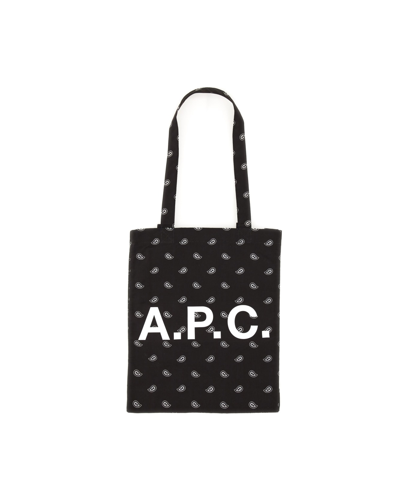 A.P.C. "lou" Tote Bag - BLACK トートバッグ
