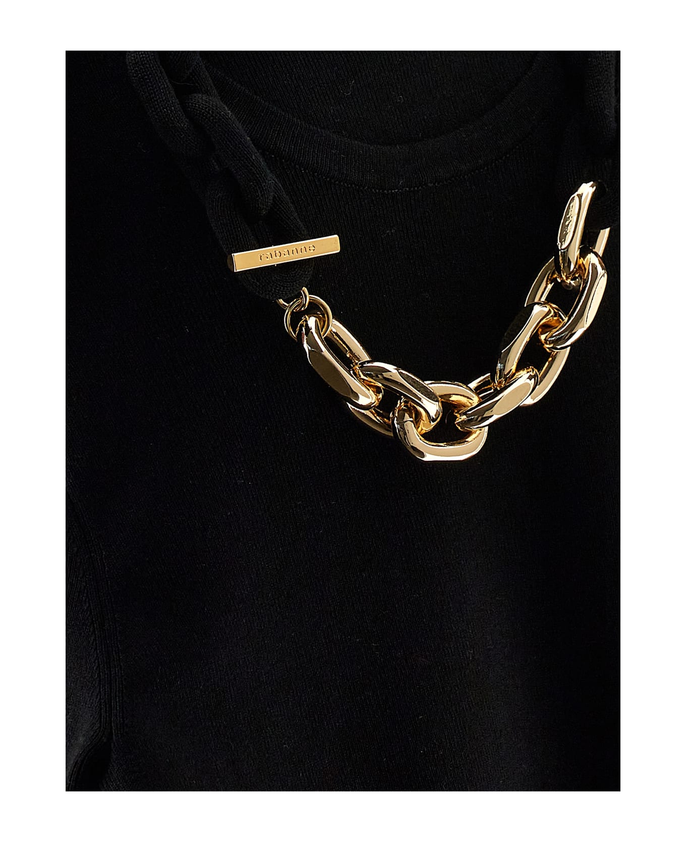 Paco Rabanne Chain T-shirt - Black