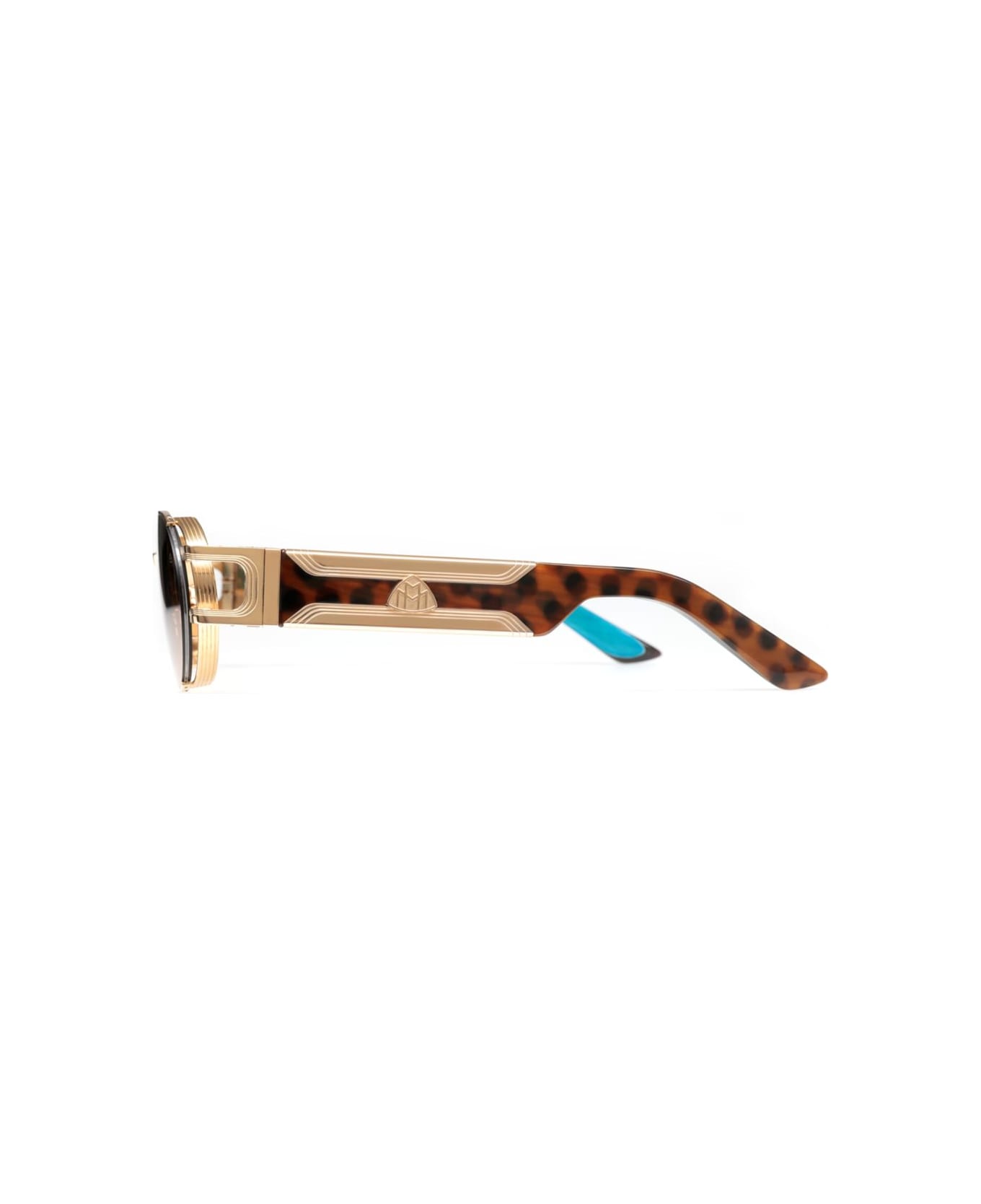 MAYBACH Eyewear The Drive Ileopard Turquoise - Leopard Turquoise