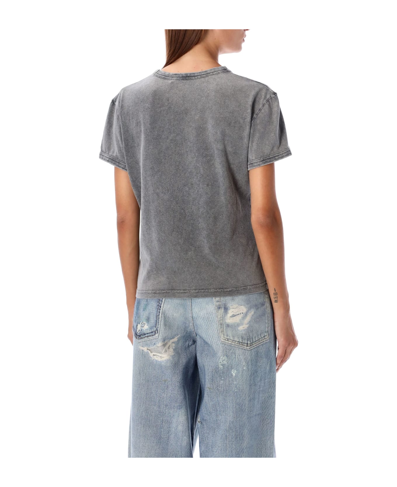 Acne Studios Etza Blurred T-shirt - FADED GRAY