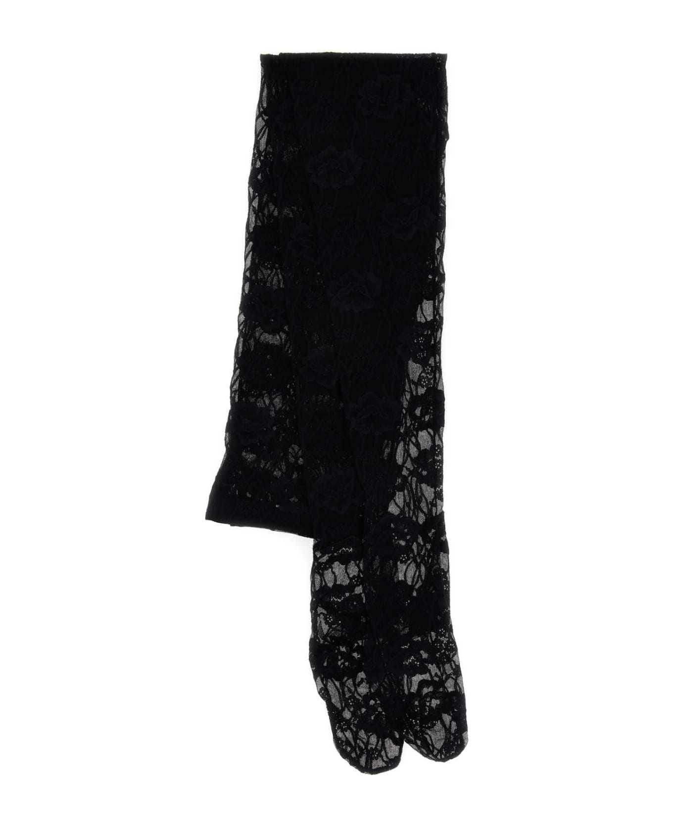 Saint Laurent Black Lace Collant - NOIR