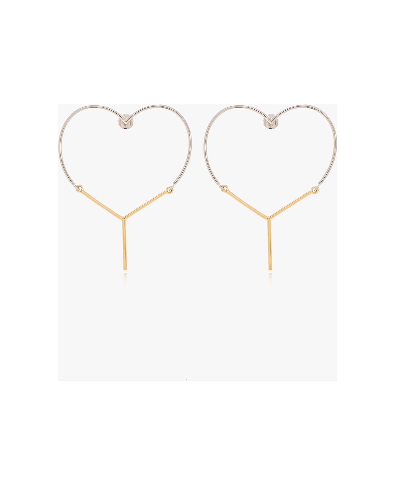 Y/Project Heart-shaped Earrings - Oro