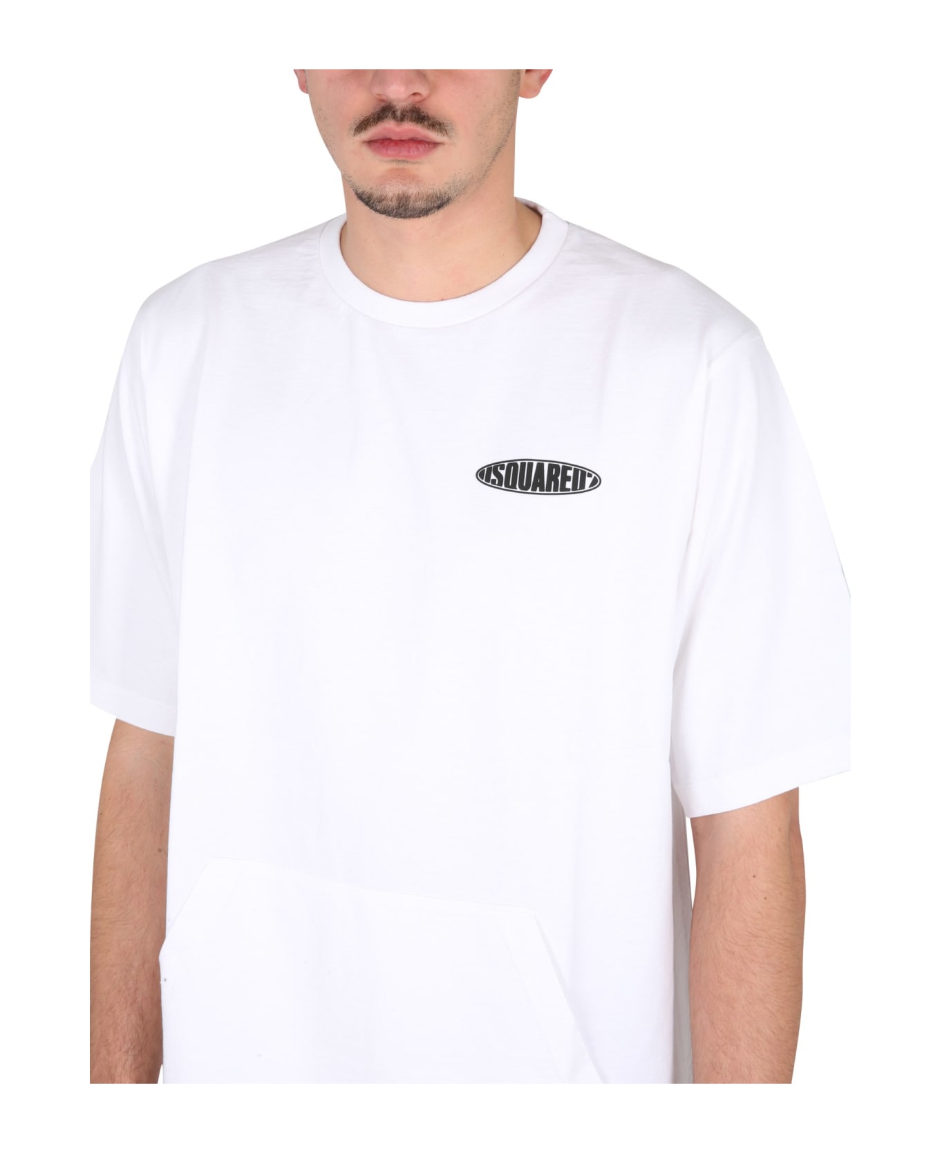 Dsquared2 Surf Board Skater T-shirt - BIANCO