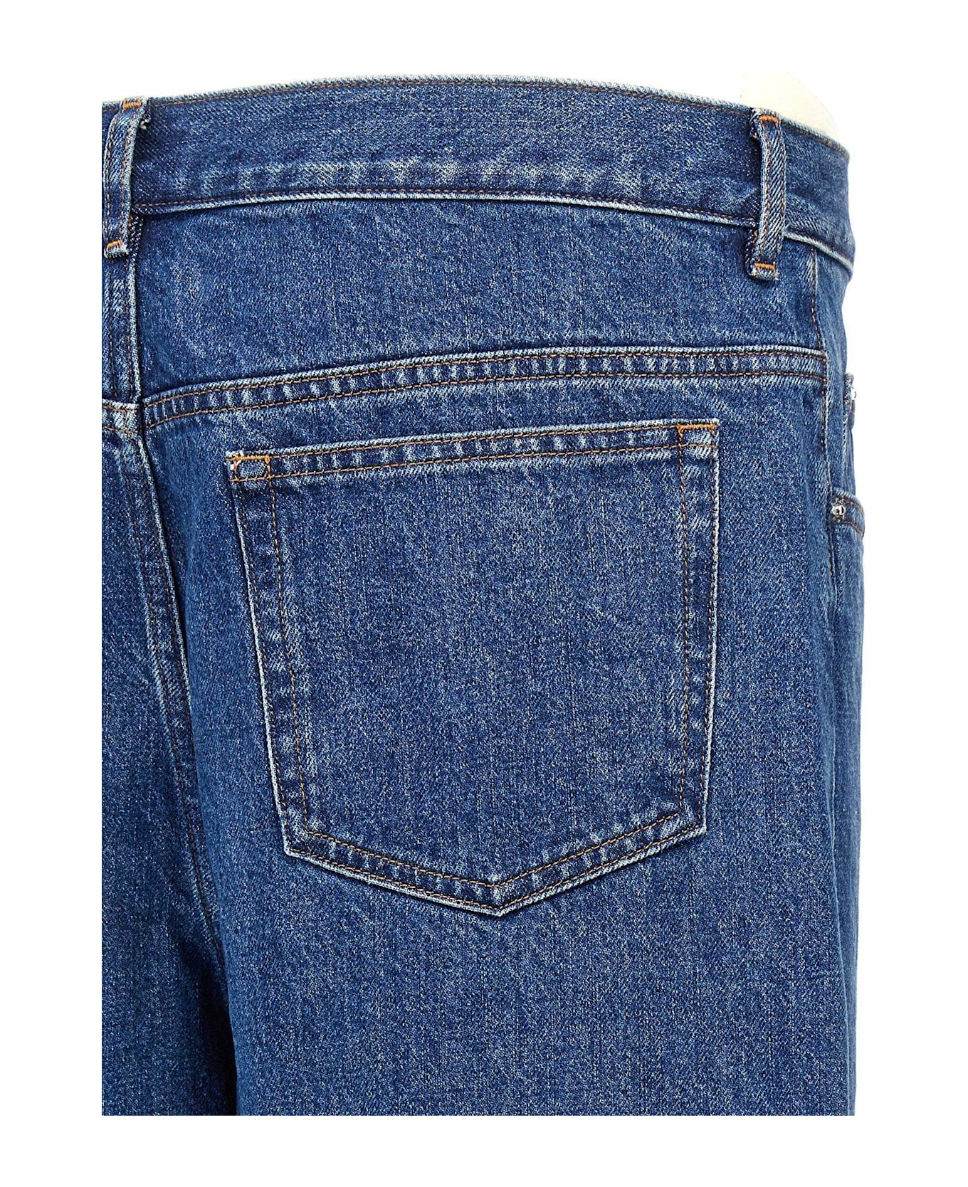 A.P.C. Fairfax Straight Leg Jeans - Ial Washed Indigo