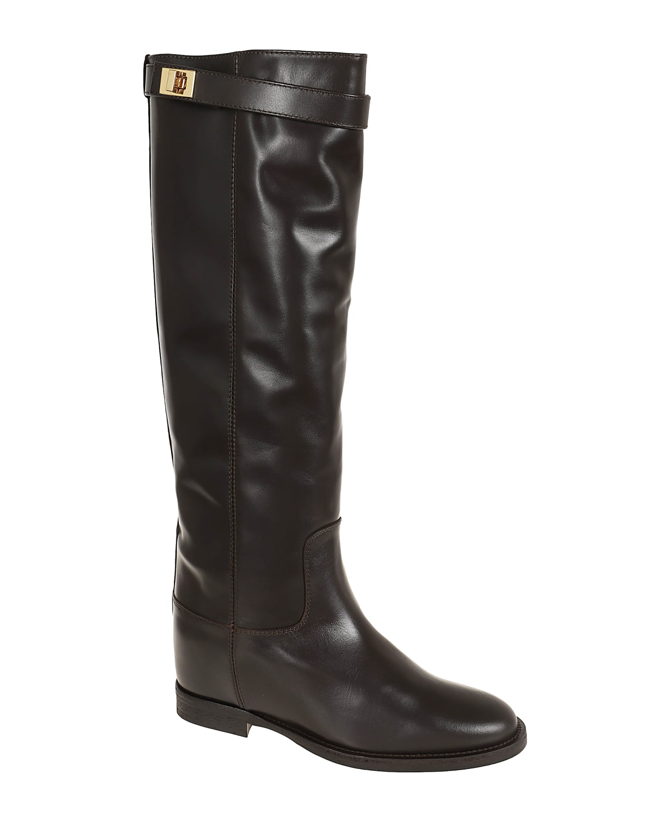 ロングブーツ VIA ROMA 15 FW25 STIVALE CON LUCCHETTO (3807 TESTADIMORO) Via Roma 15 Stivale Con Lucchetto | italist