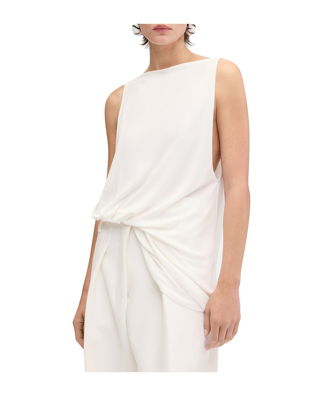 Jacquemus Peplo Top - White