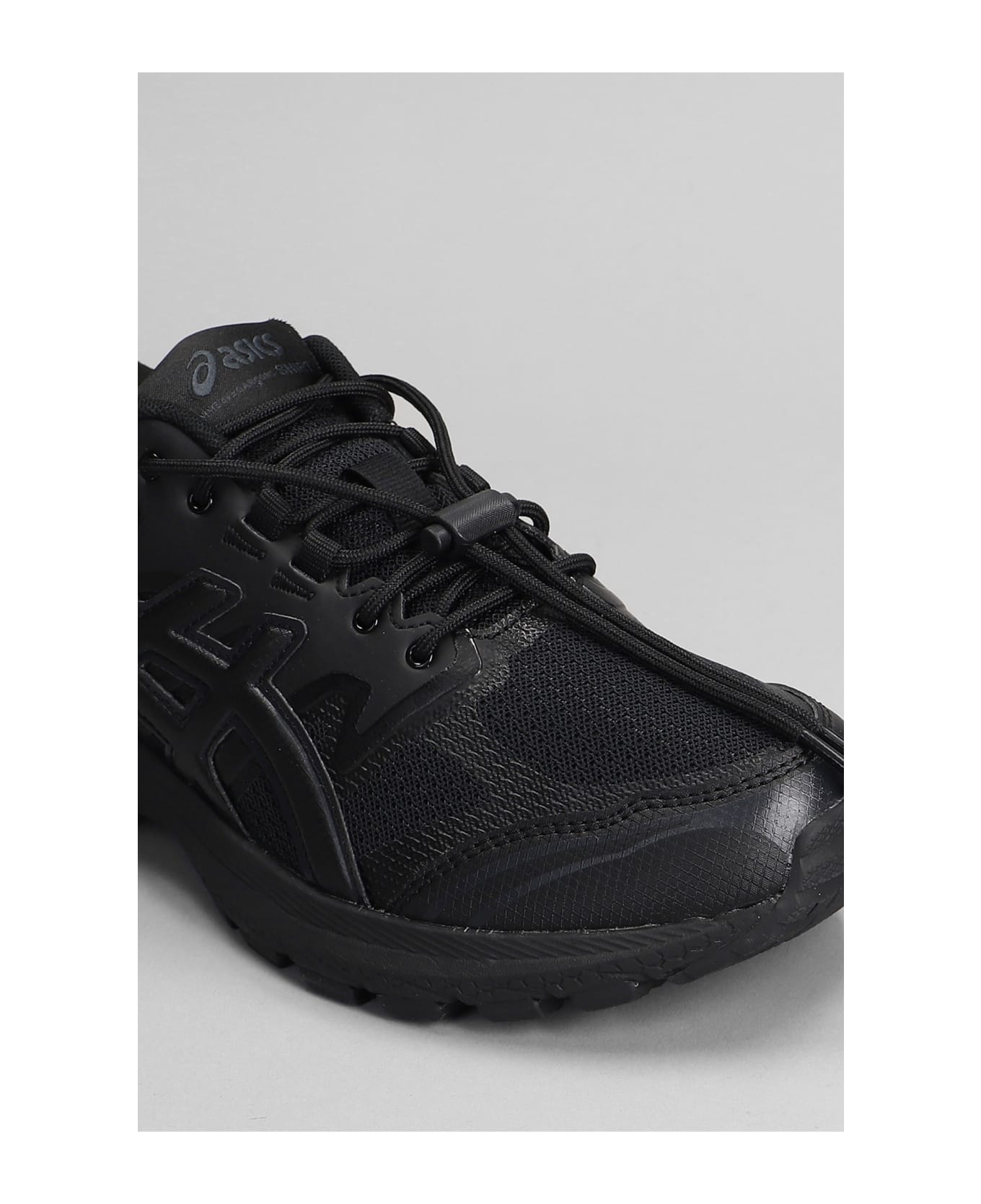 Comme des Garçons Shirt Gel-terrain Sneakers In Black Leather And Fabric - black