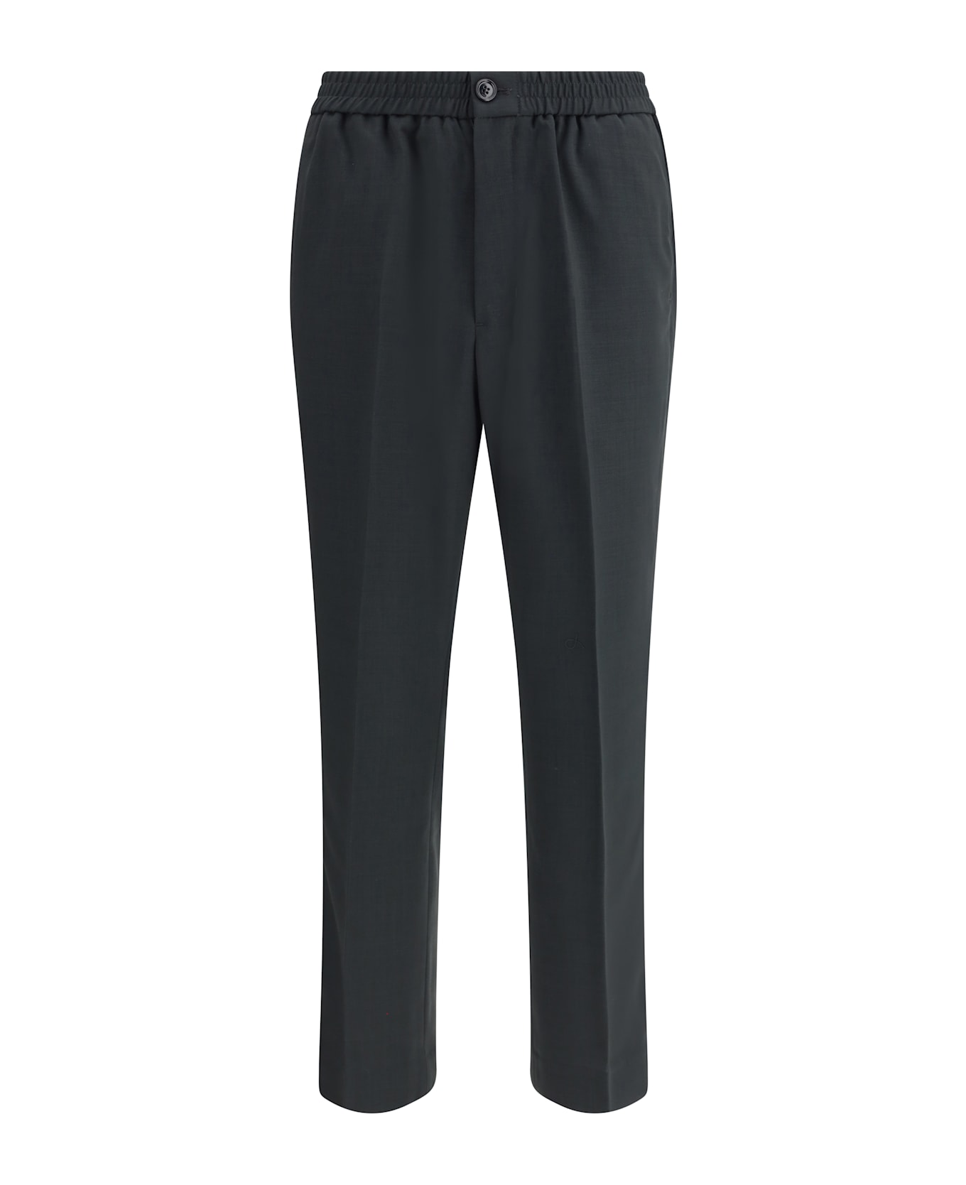 Ami Alexandre Mattiussi Elasticized Waist Pants - CHARCOAL