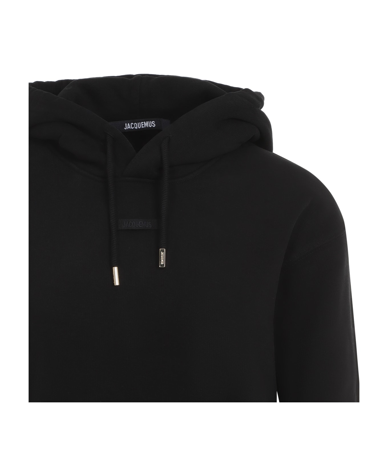 Jacquemus Le Hoodie Gros Grain - Black