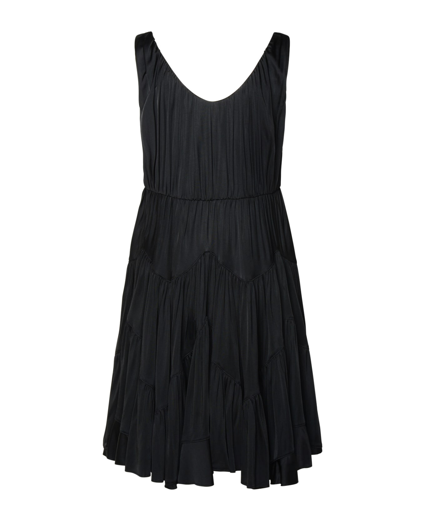 Lanvin Black Viscose Dress - Black ワンピース＆ドレス