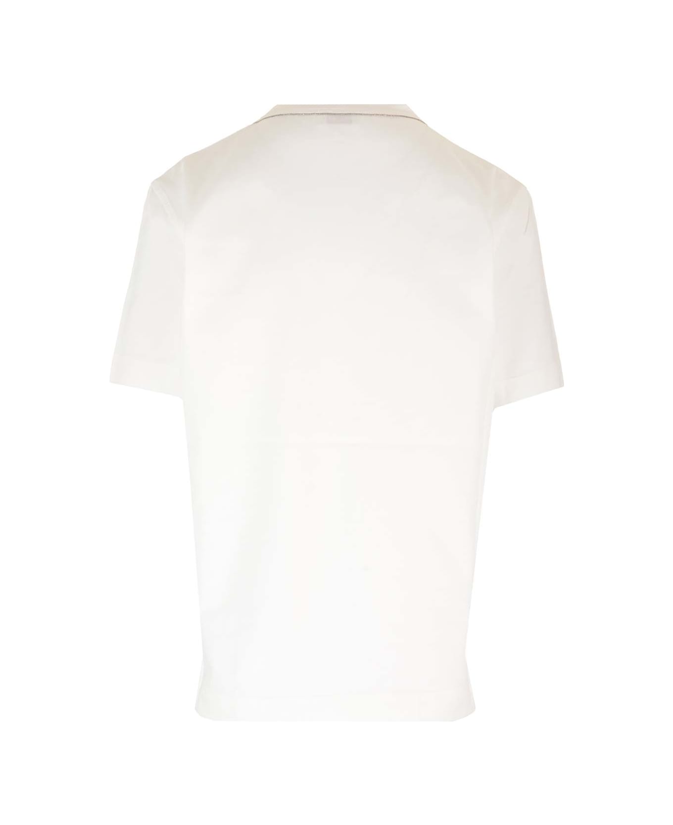 Brunello Cucinelli Crewneck T-shirt - White Tシャツ