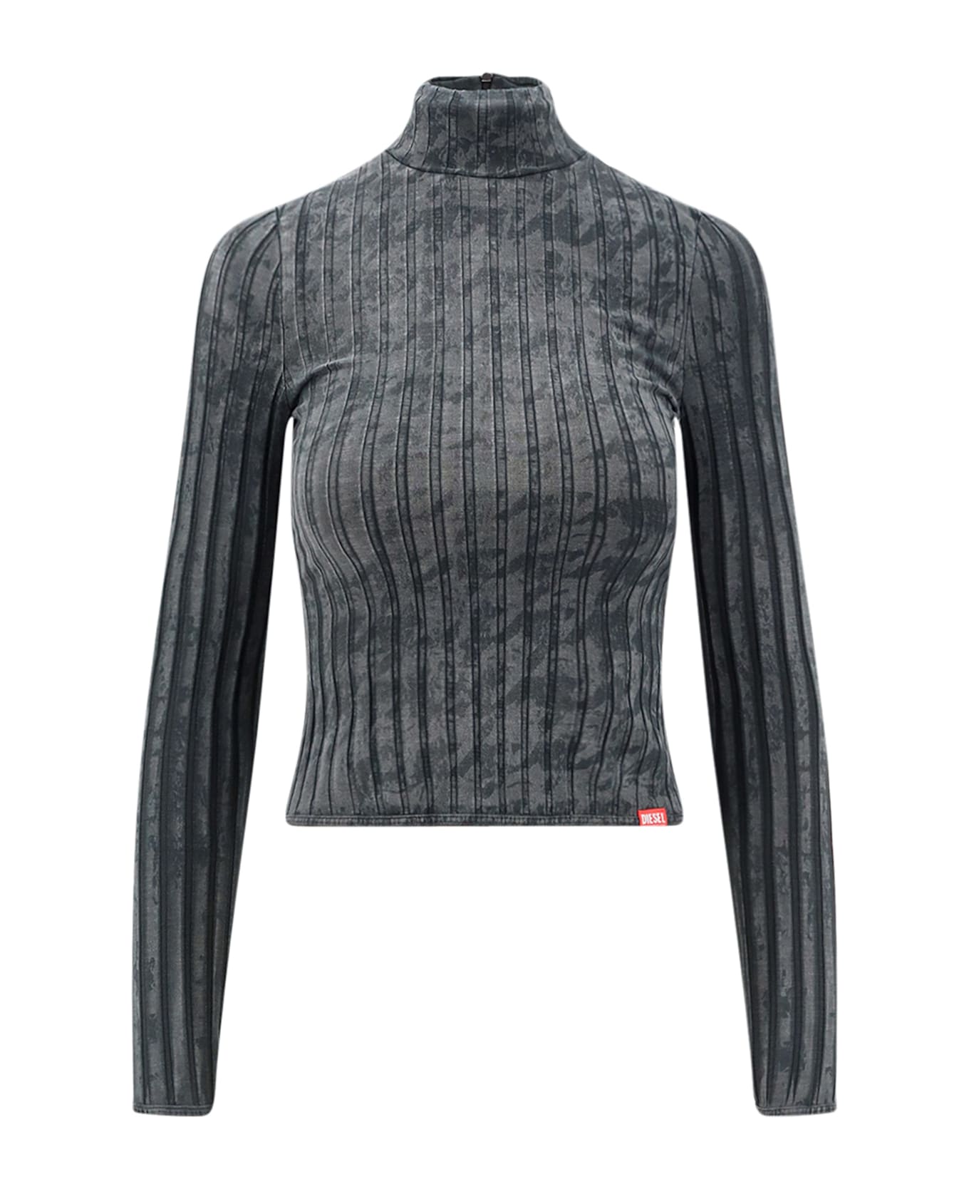 Diesel T-clawa Stretch Cotton T-shirt - Grey