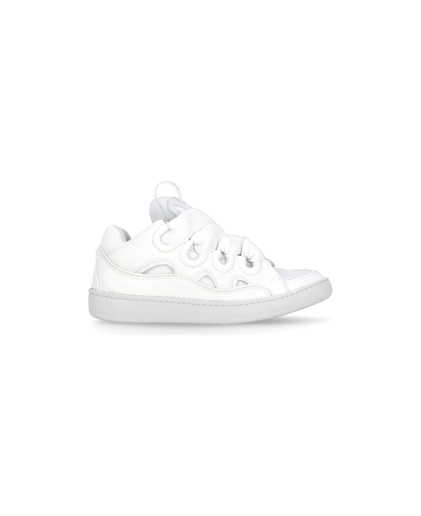 Lanvin Curb Sneakers - White