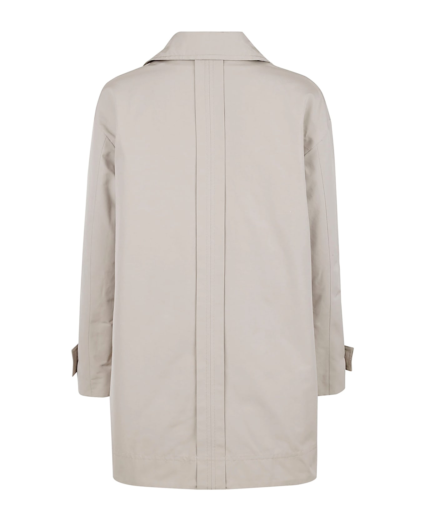 Aspesi Double Breasted Wrap Coat - Sand