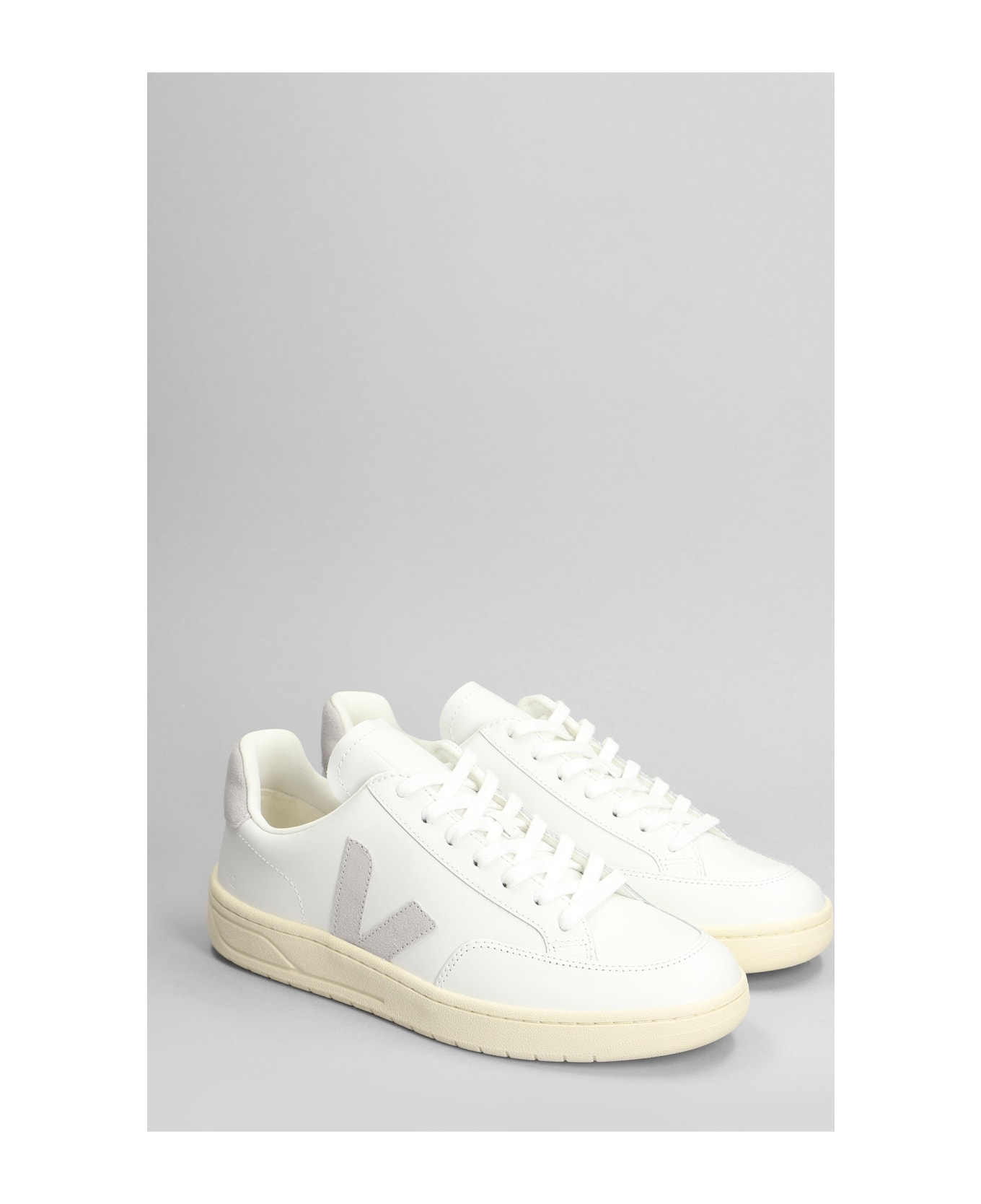 Veja V-12 Sneakers In White Leather - white スニーカー