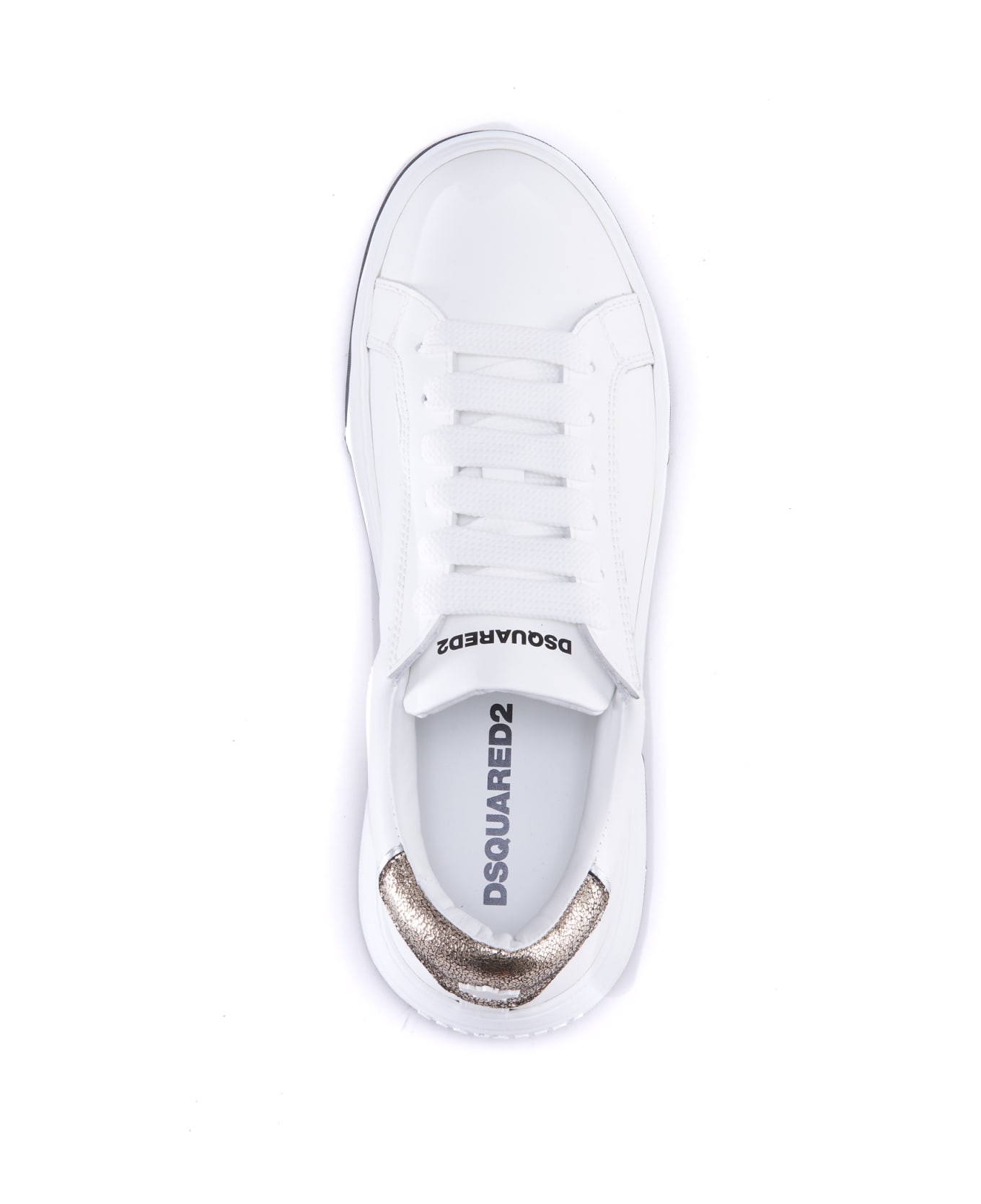 Dsquared2 Bumper Sneakers - White/Gold