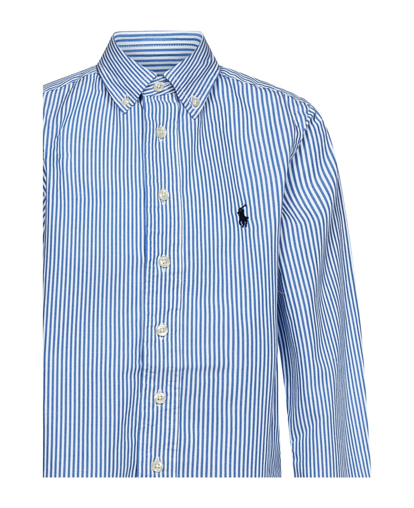 Polo Ralph Lauren Shirt - Blu e Bianco