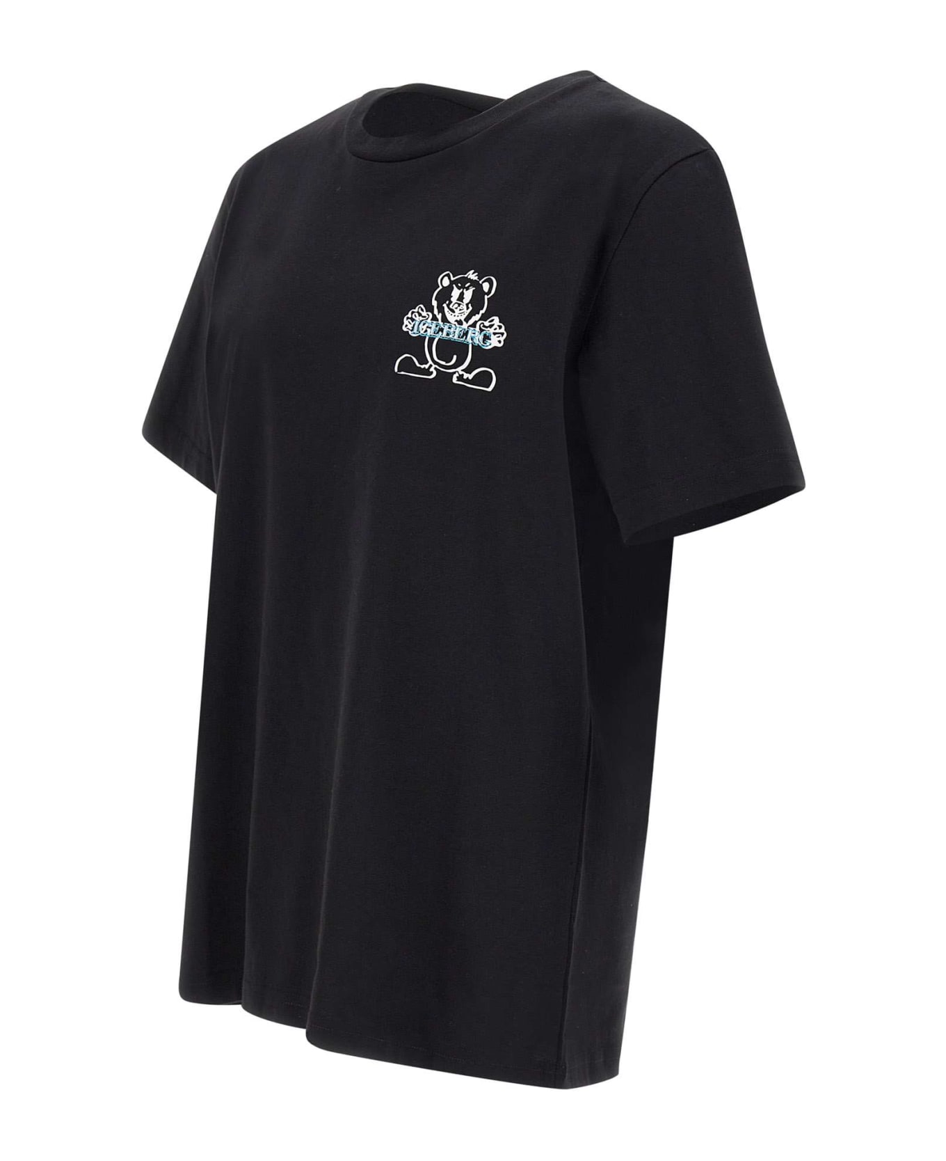 Iceberg Cotton Jersey T-shirt - BLACK シャツ