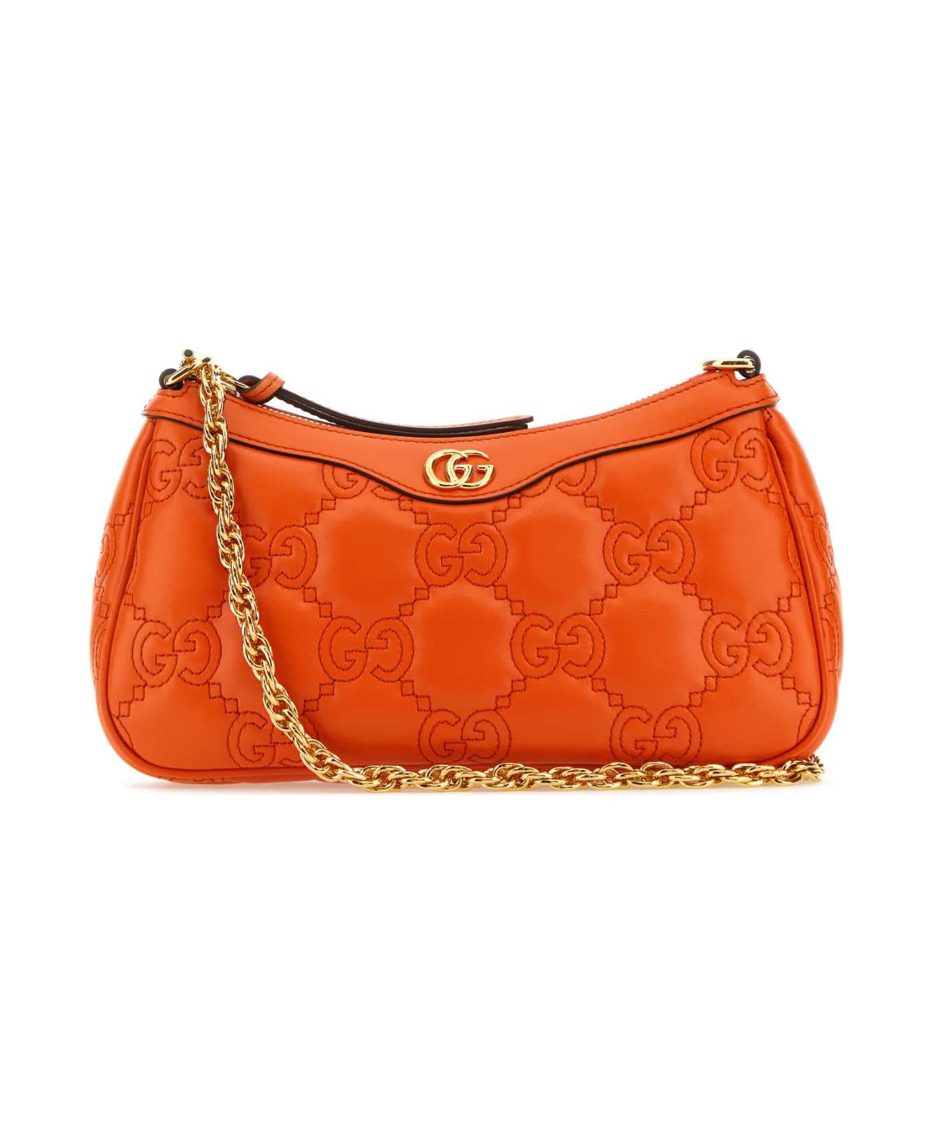 Gucci Orange Leather Handbag - DPORANGENATURAL