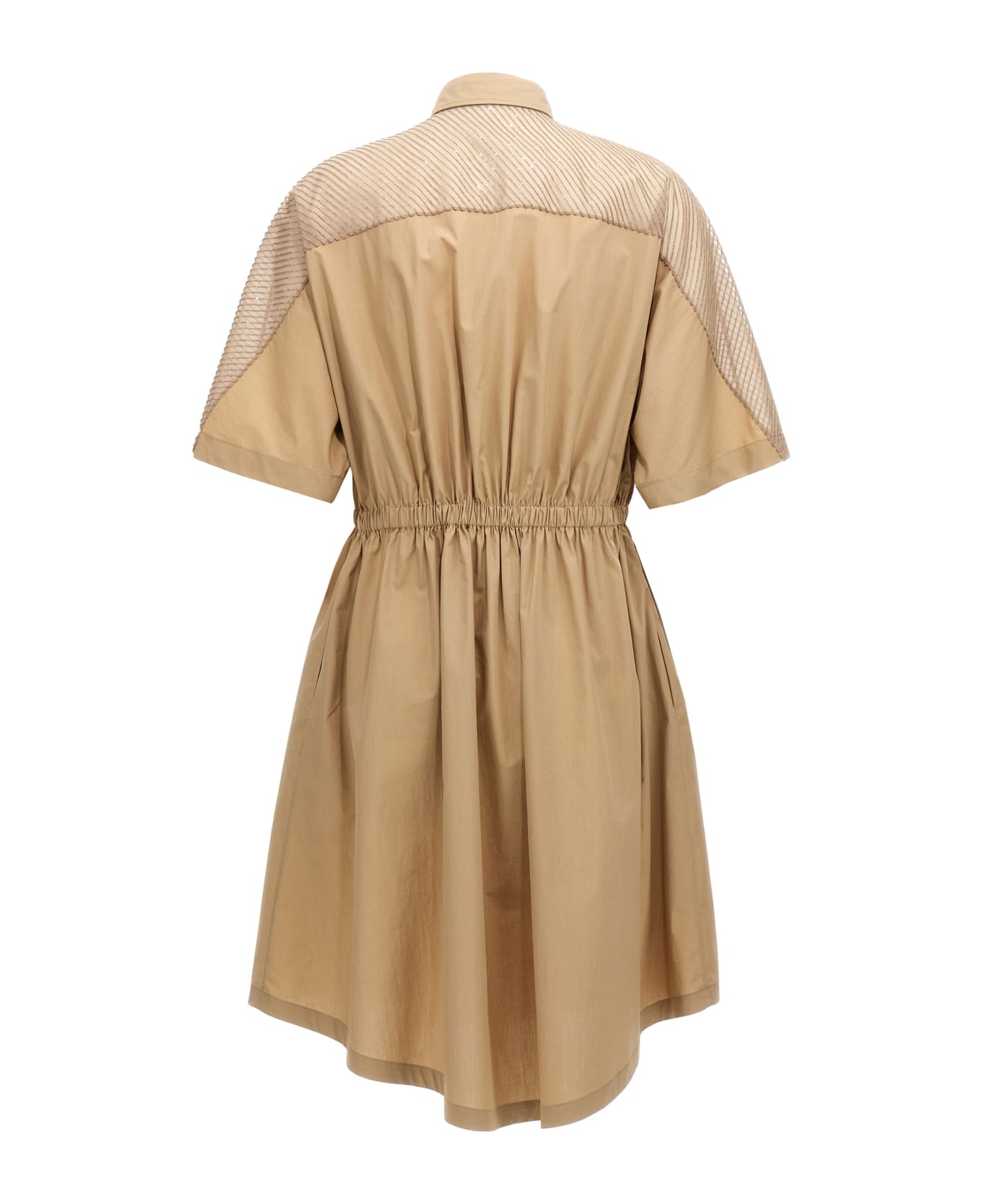 Brunello Cucinelli Sequin Dress - Beige ワンピース＆ドレス