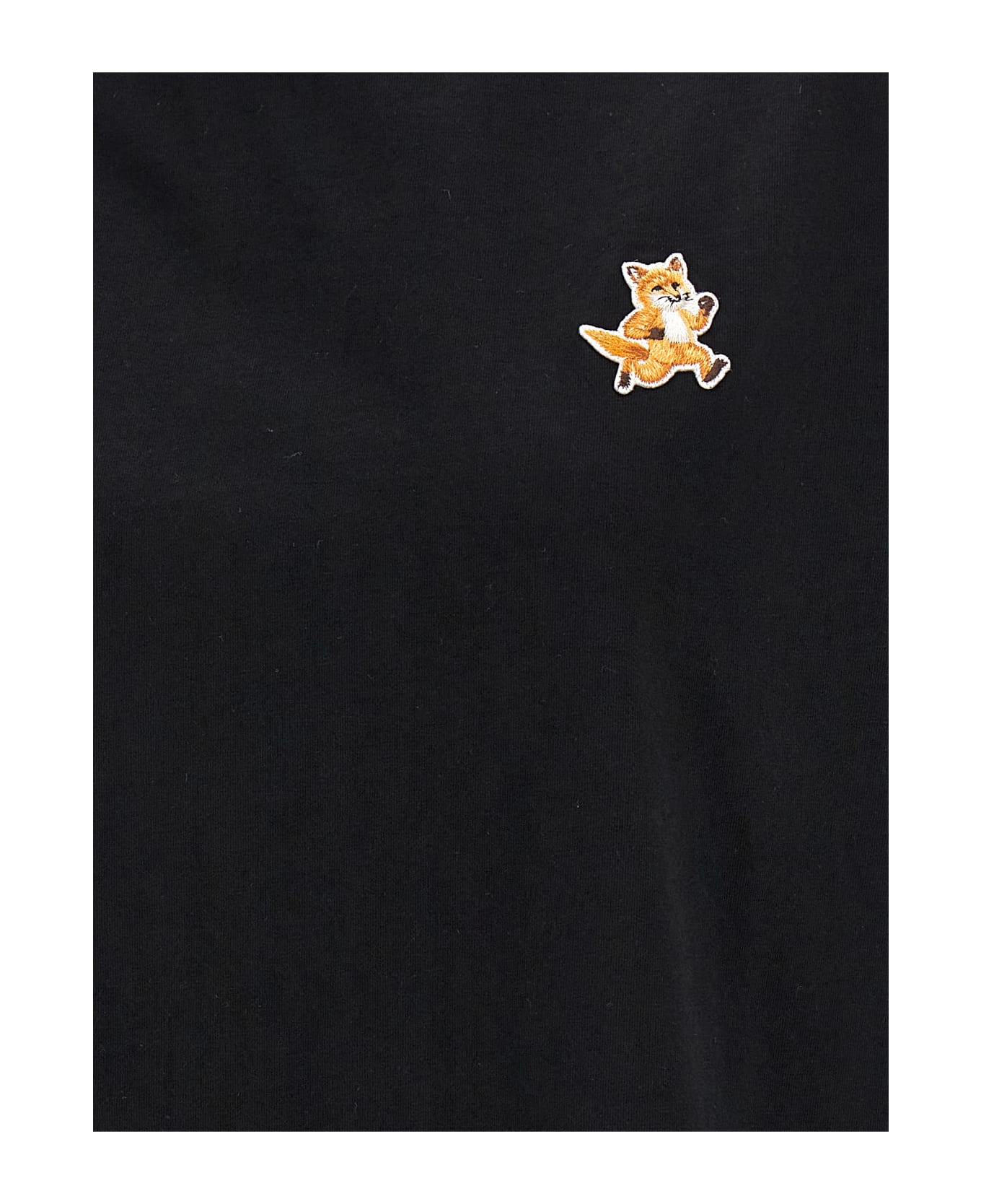 Maison Kitsuné 'speedy Fox' T-shirt - Black  