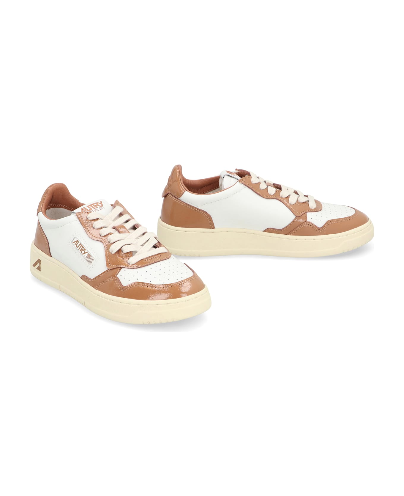 Autry Medalist Leather Low-top Sneakers - White