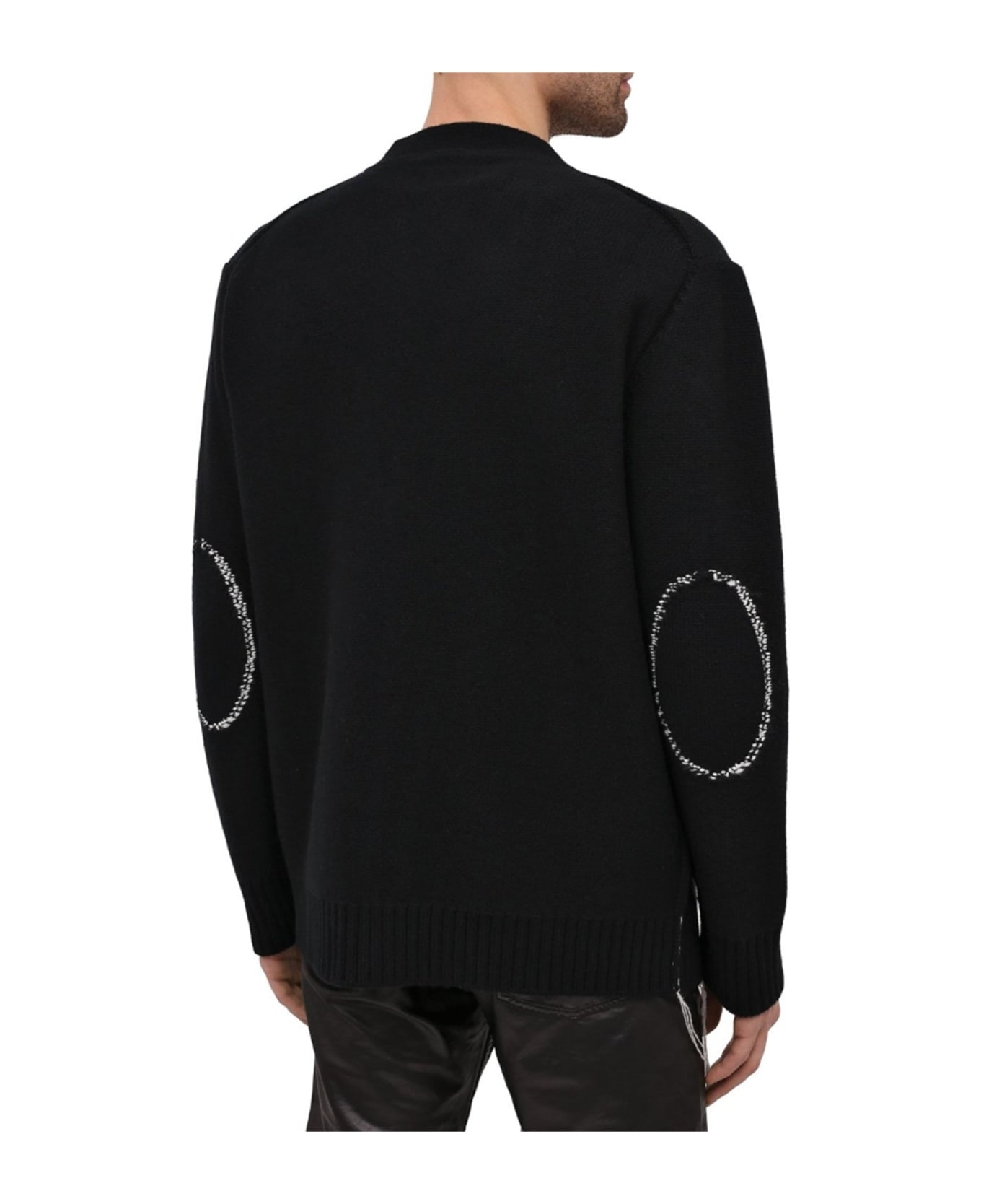 Alexander McQueen Wool Cardigan Knit - Black