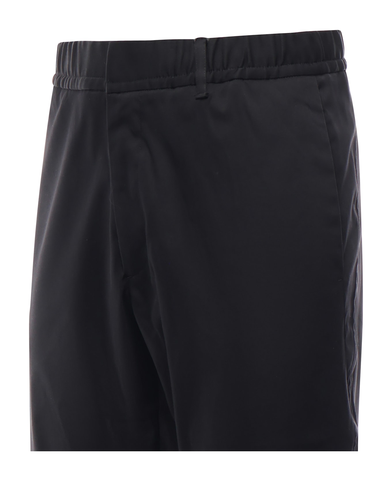 Herno Laminar Relaxed Trousers - Black
