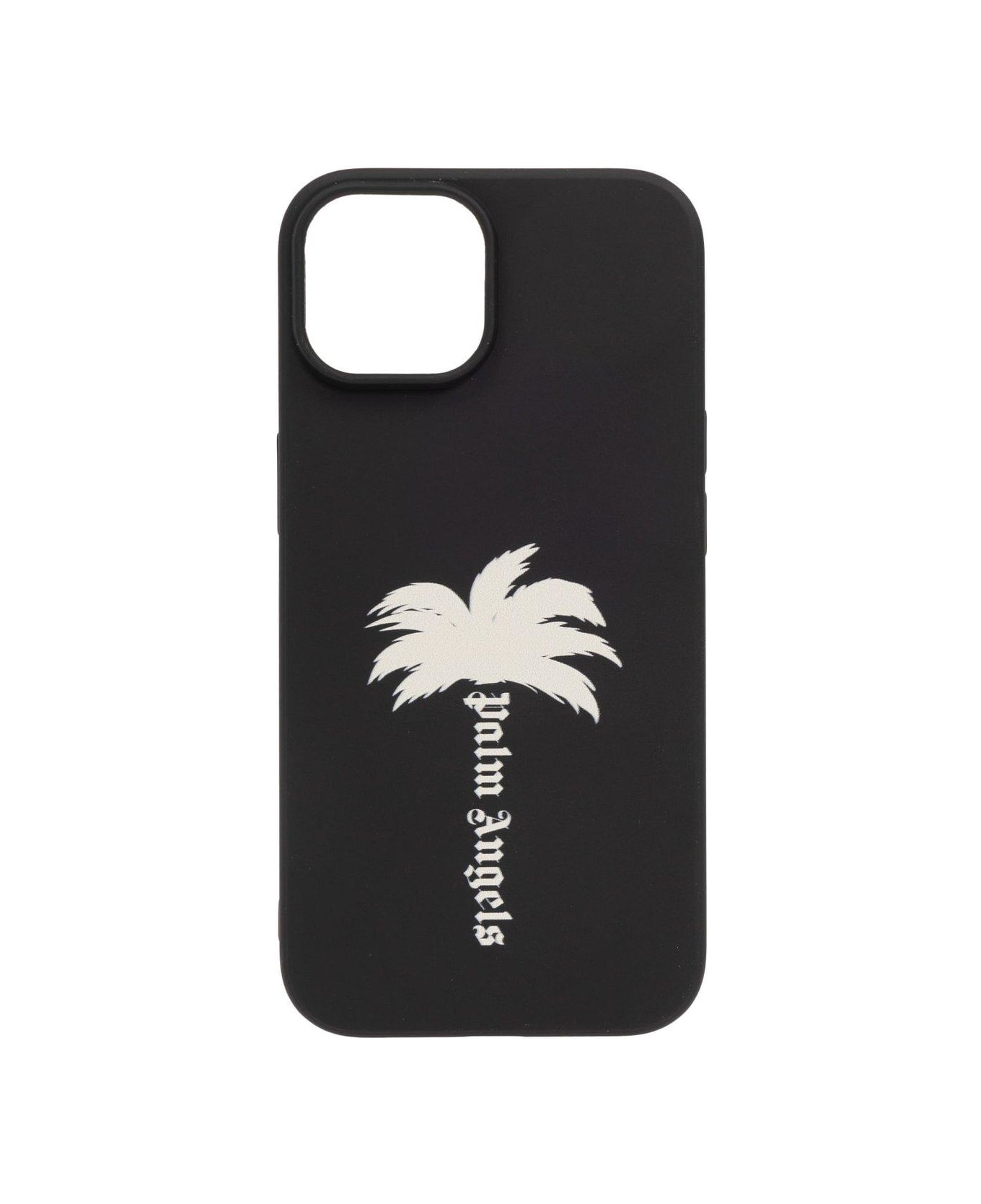 Palm Angels Palm Tree Printed Iphone 15 Case - Nero