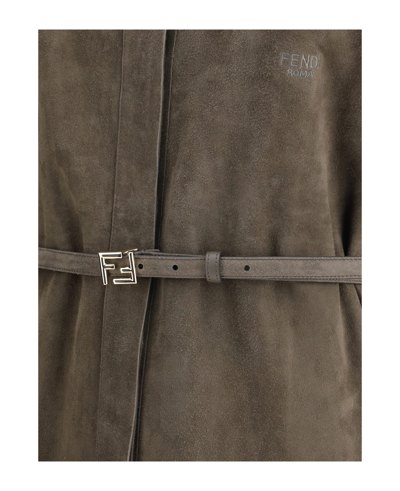 Fendi Suede Leather Shirt