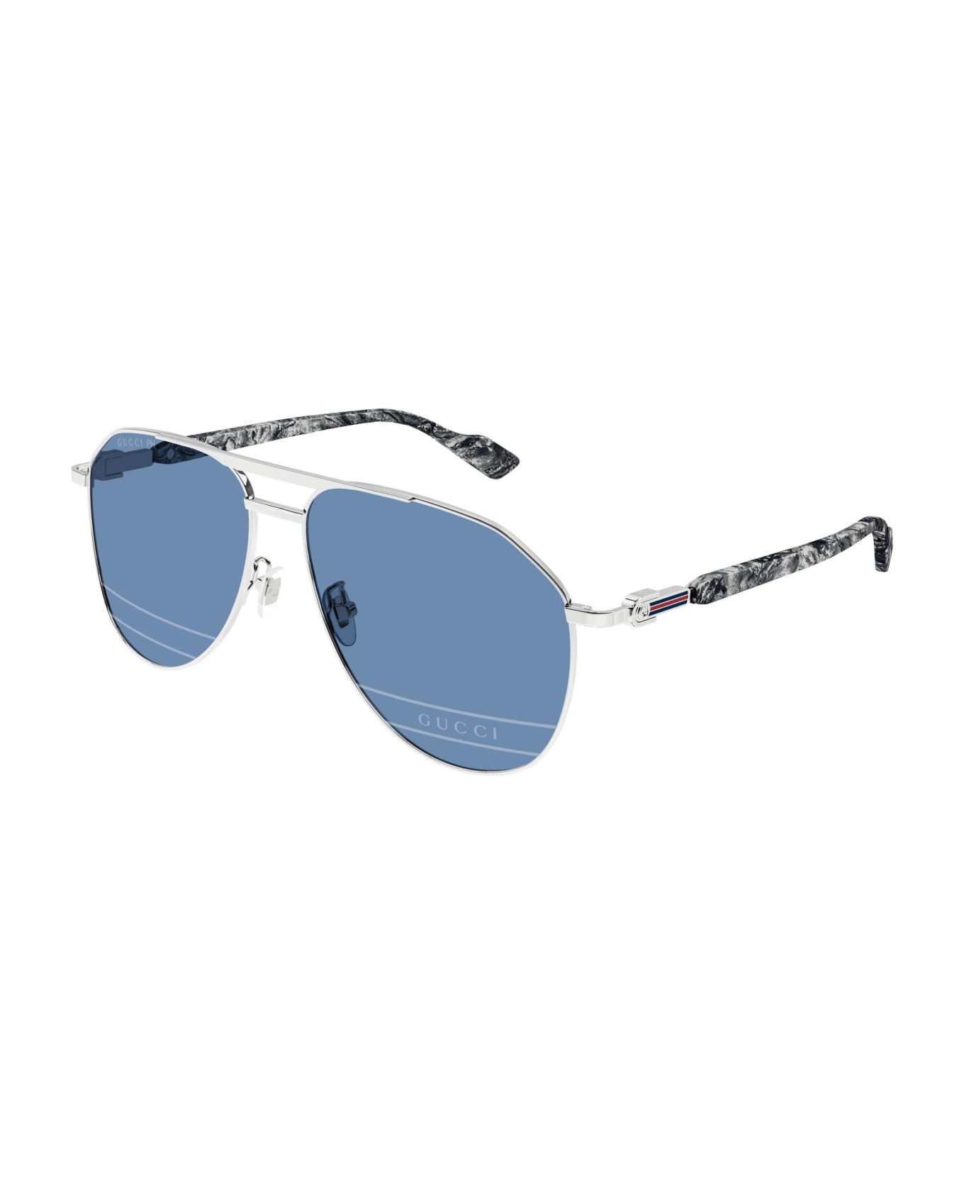Gucci Eyewear Sunglasses - Silver/Azzurro