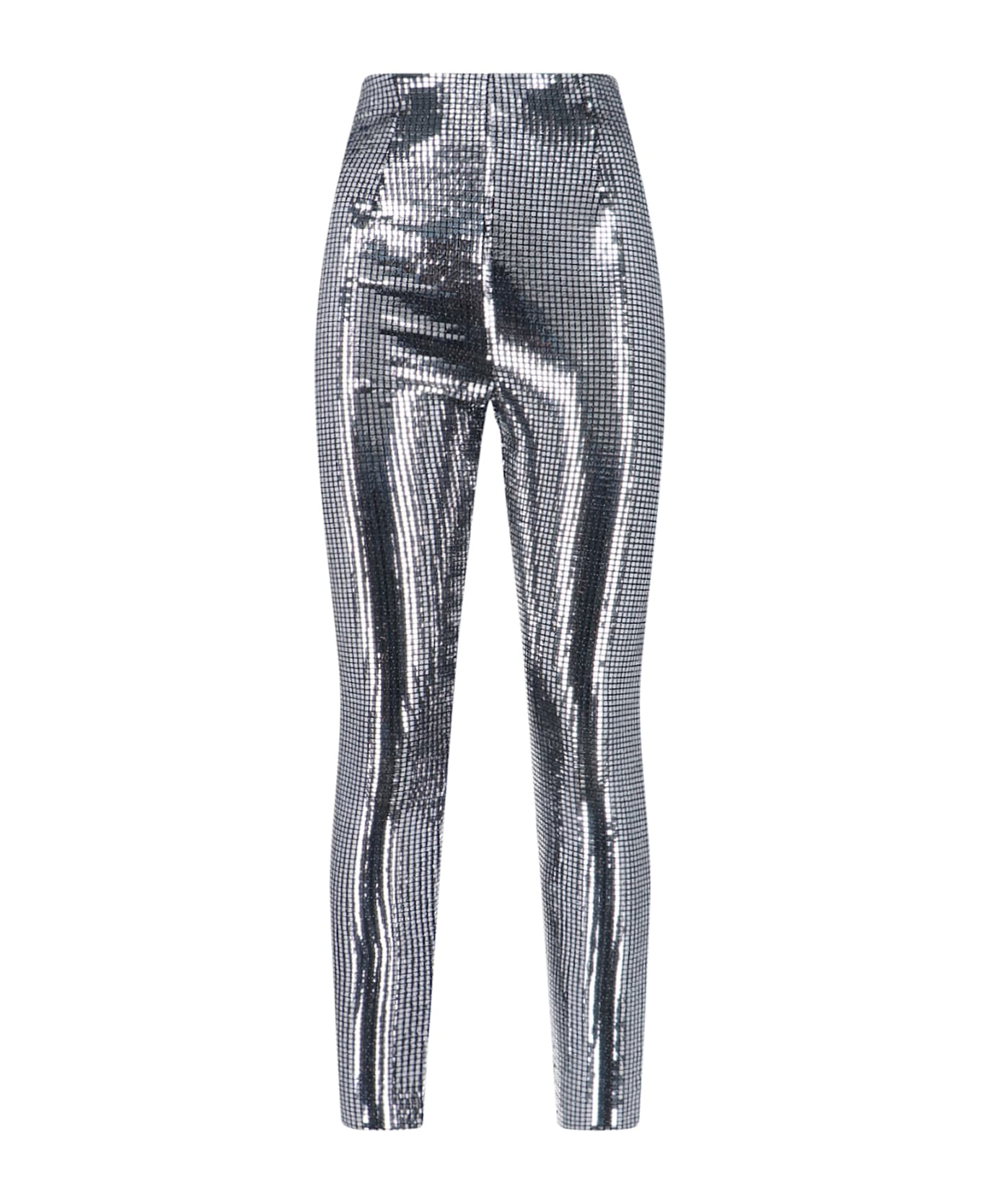 MM6 Maison Margiela Metallic Sequin Pants - Silver