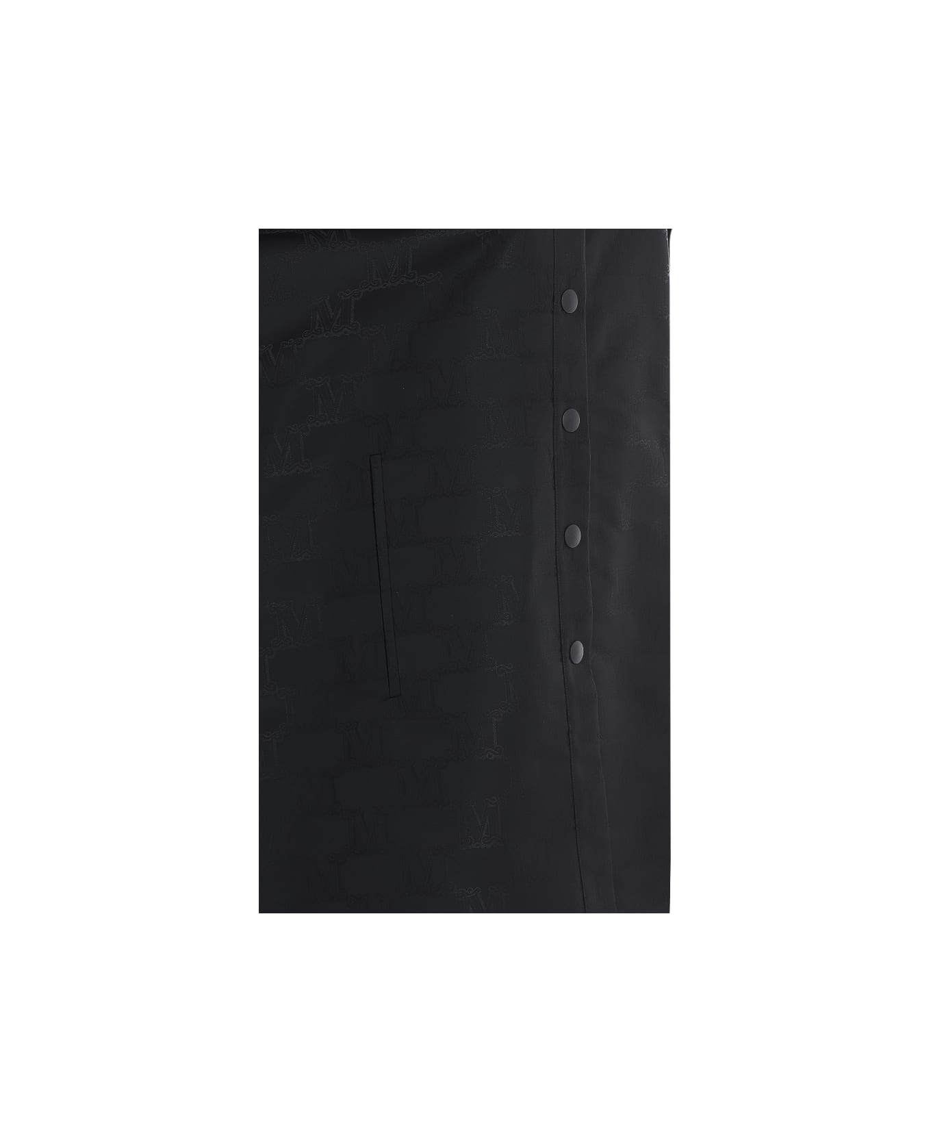 Max Mara Technical Fabric Cape - Black