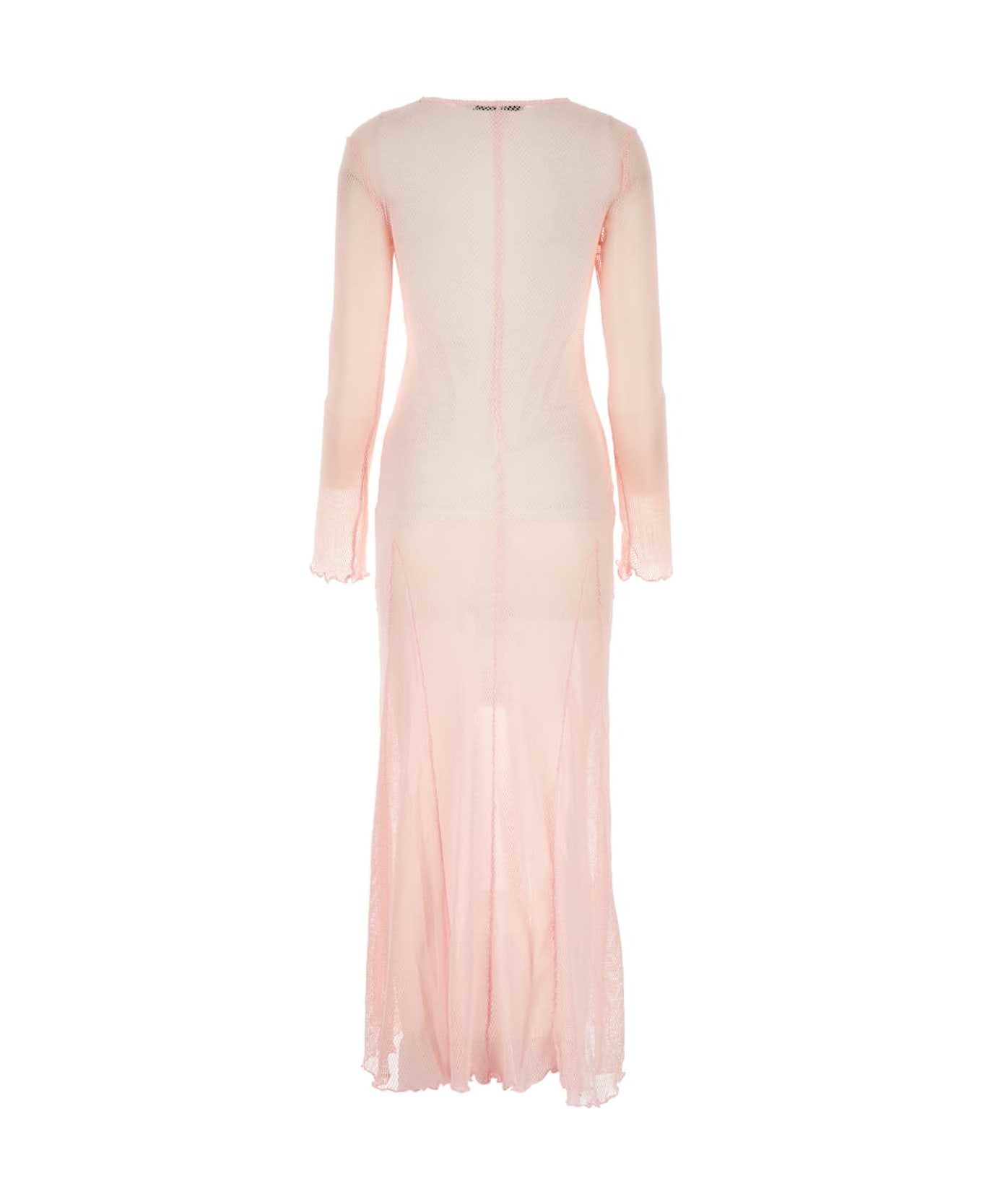 Gimaguas Pink Mesh Rete Dress - PINK