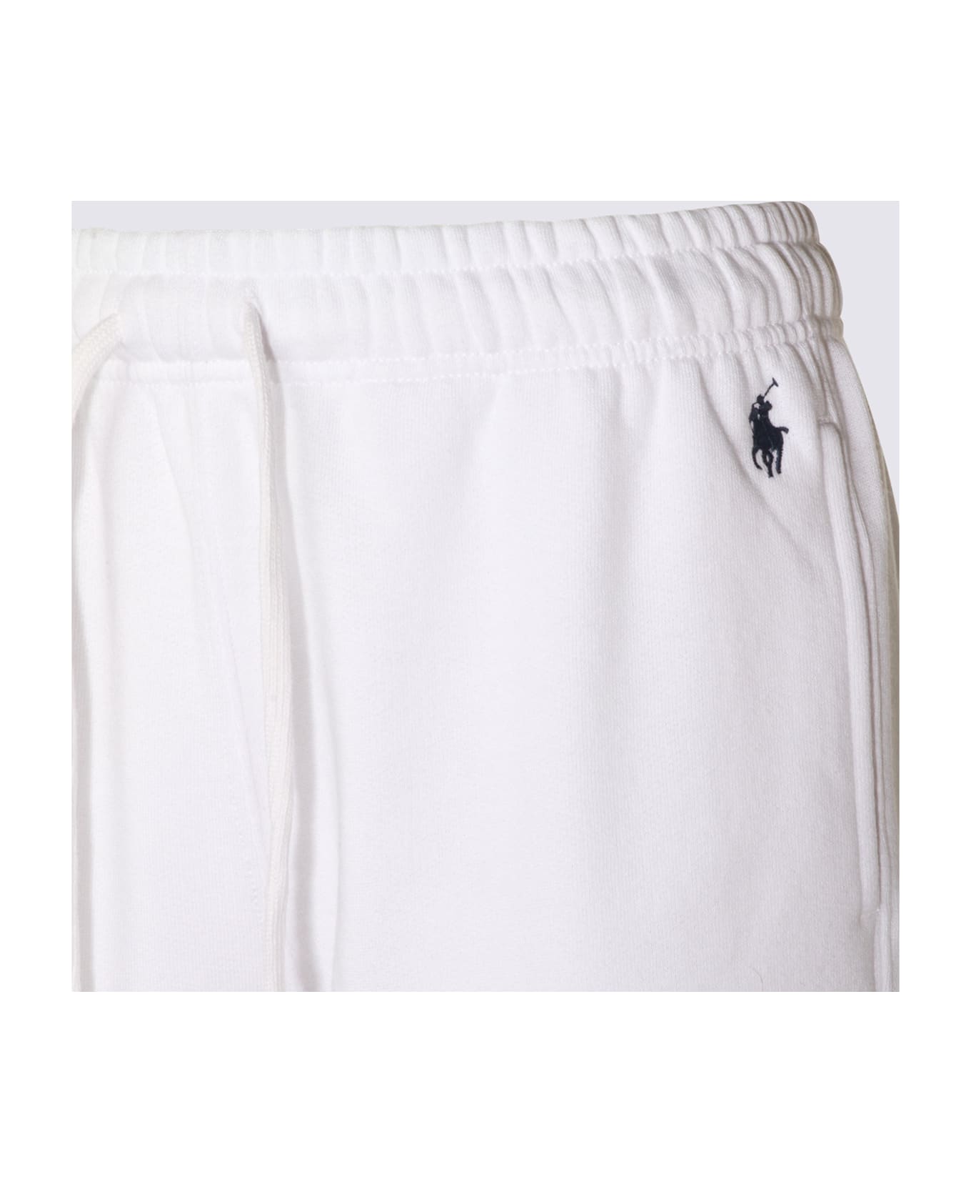 Polo Ralph Lauren White Cotton Blend Pants - White