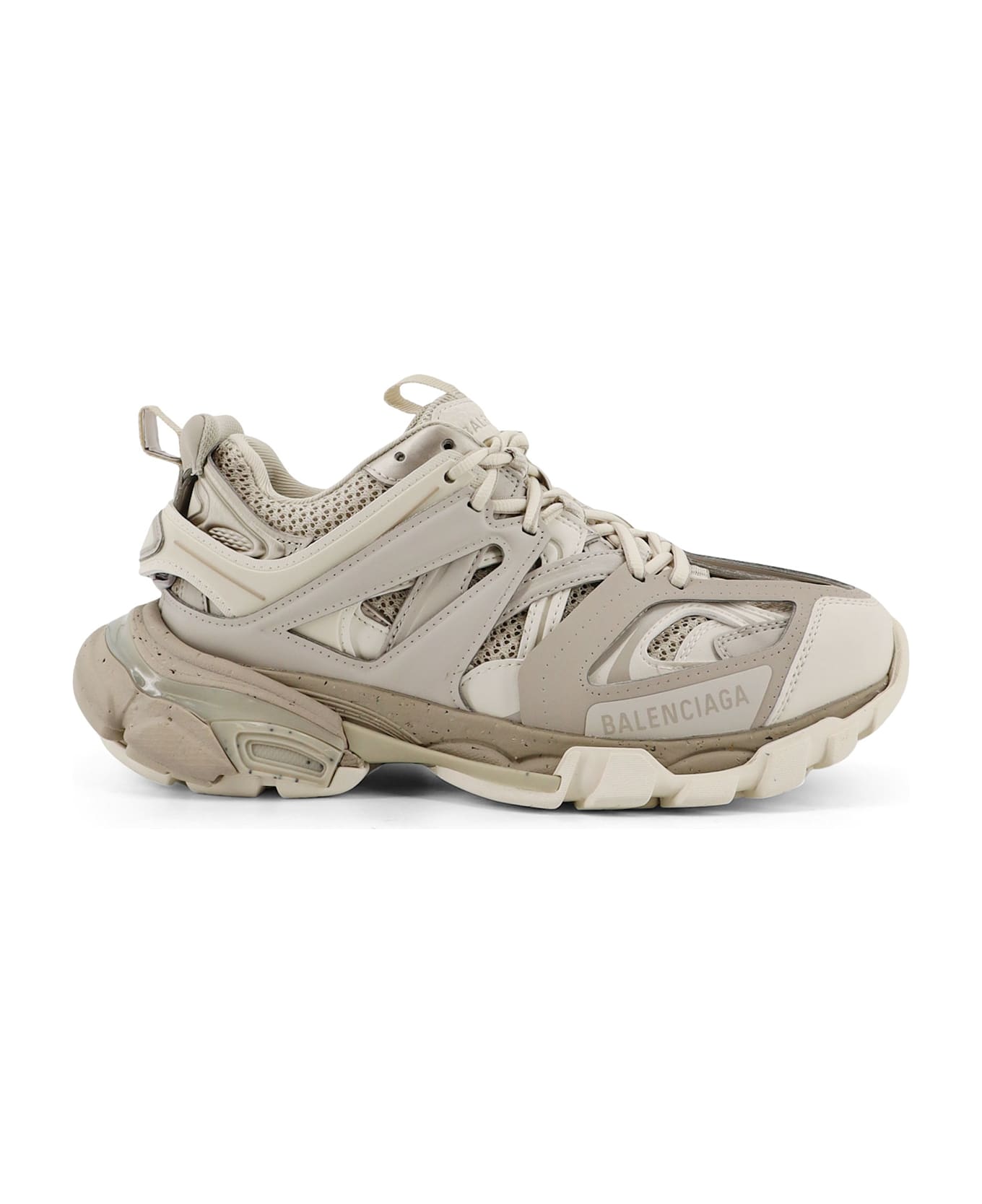 Balenciaga Track Recycled Mesh And Nylon Sneakers - Beige