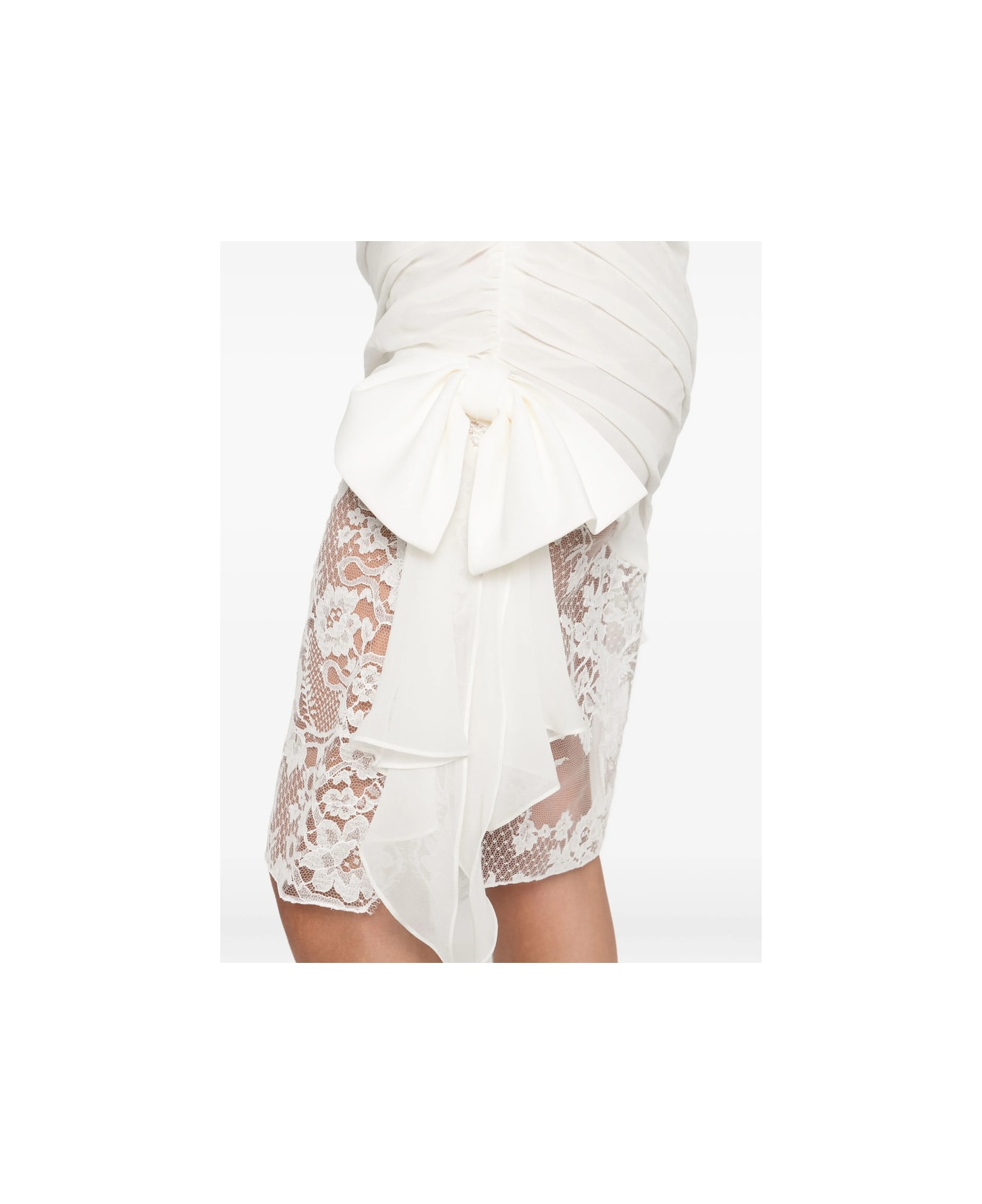 Alessandra Rich Dress - WHITE