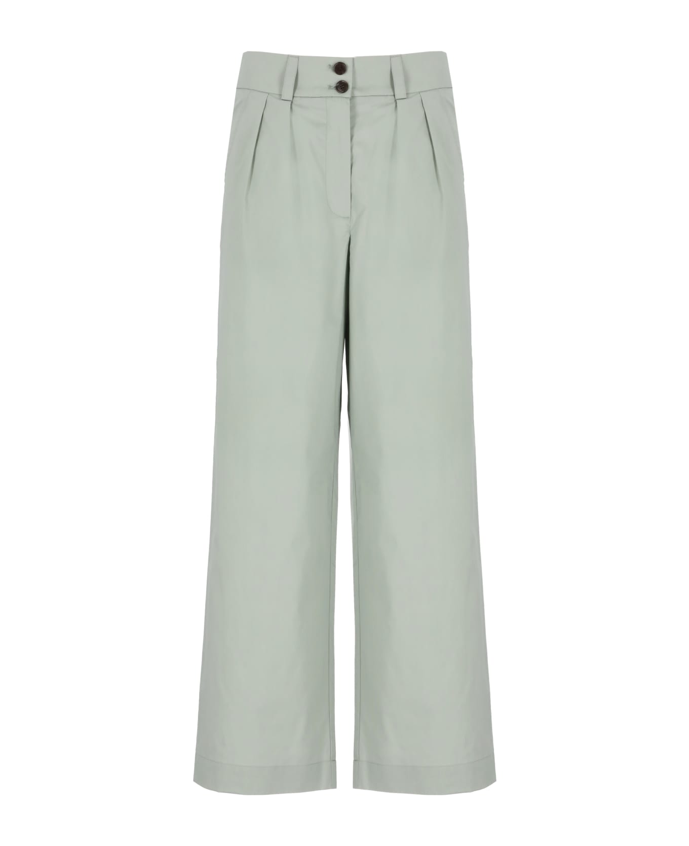 Woolrich Cotton Trousers - Green
