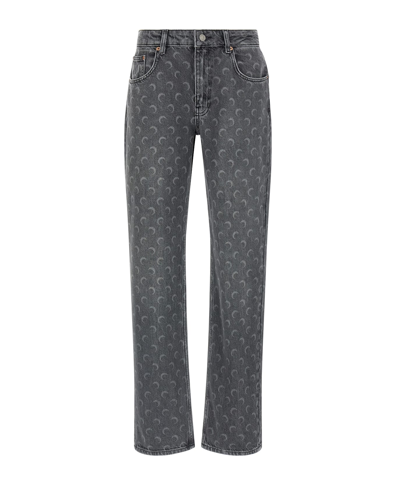 Marine Serre 'moon' Jeans - GREY