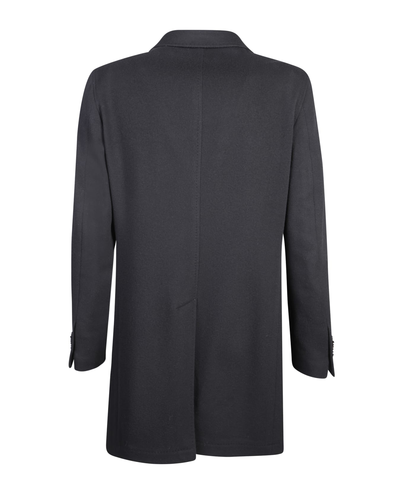 Tagliatore Single-breasted Black Coat - Black